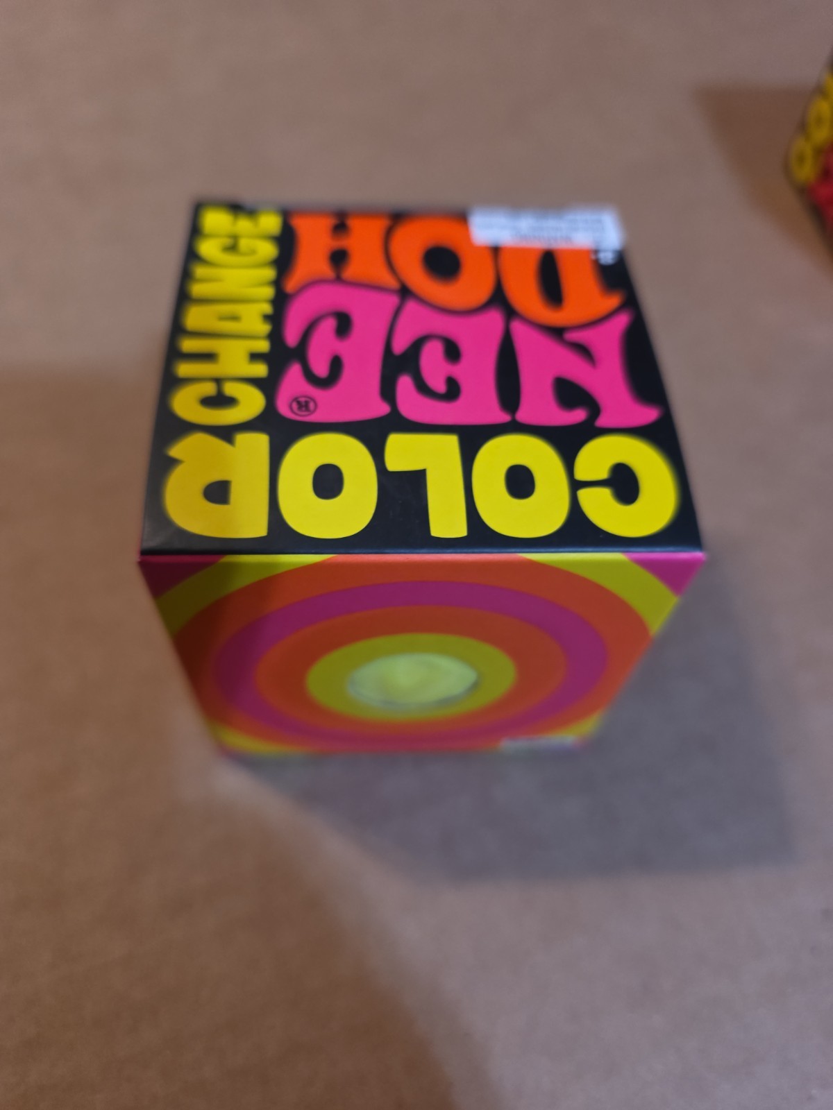 Schylling Nee Doh Color Change Yellow Squeeze Toy