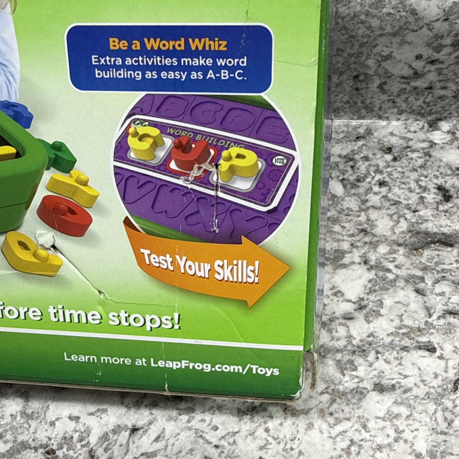 Leap Frog Leaping Letters ABC Alphabet Educational Race The Clock Game Complete