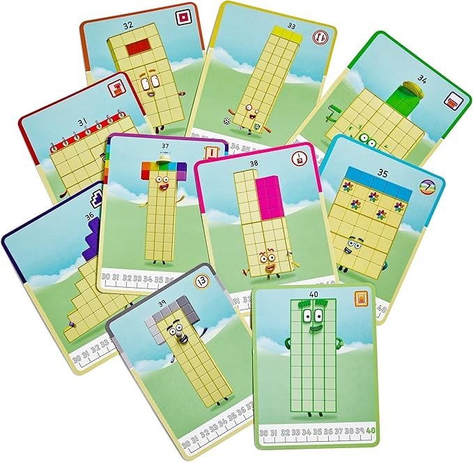 31-40 Mathlink Cubes Activity Set – Learn Numbers & Early Math Skills