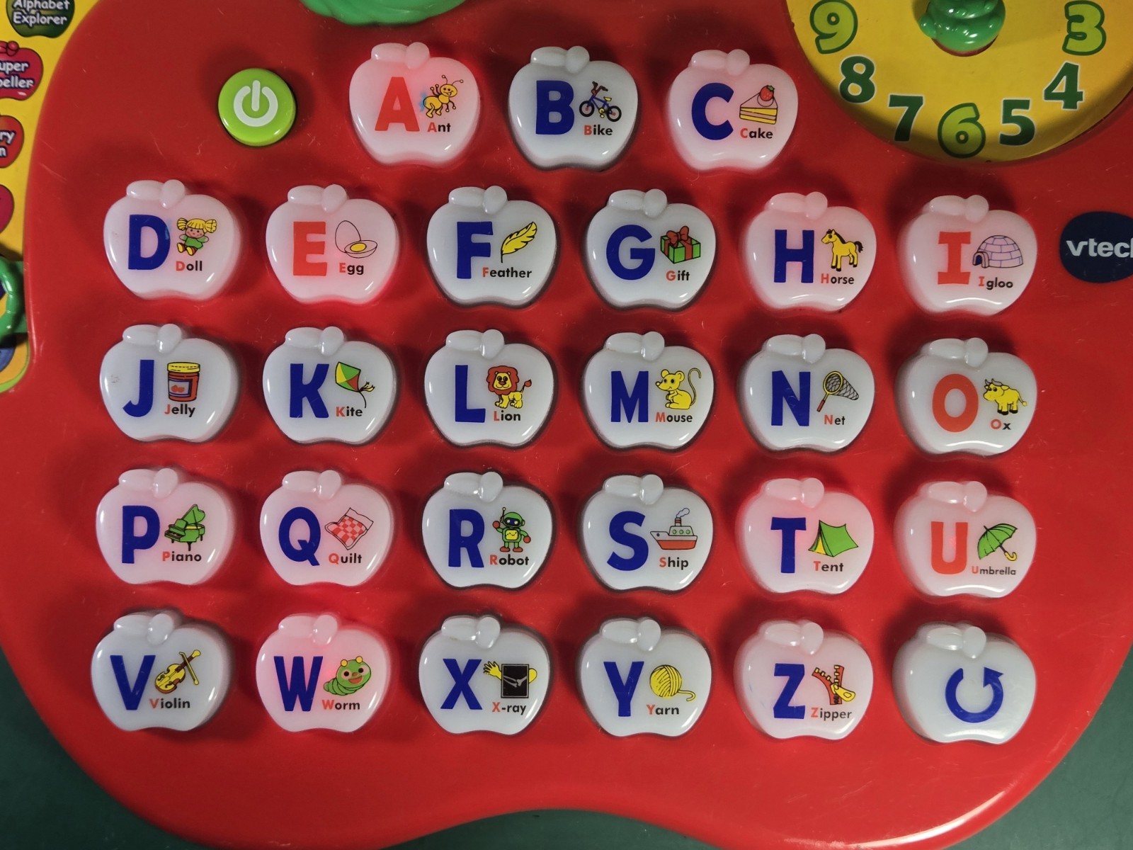 VTECH Alphabet Apple Talking Learning Toy Pre-owned