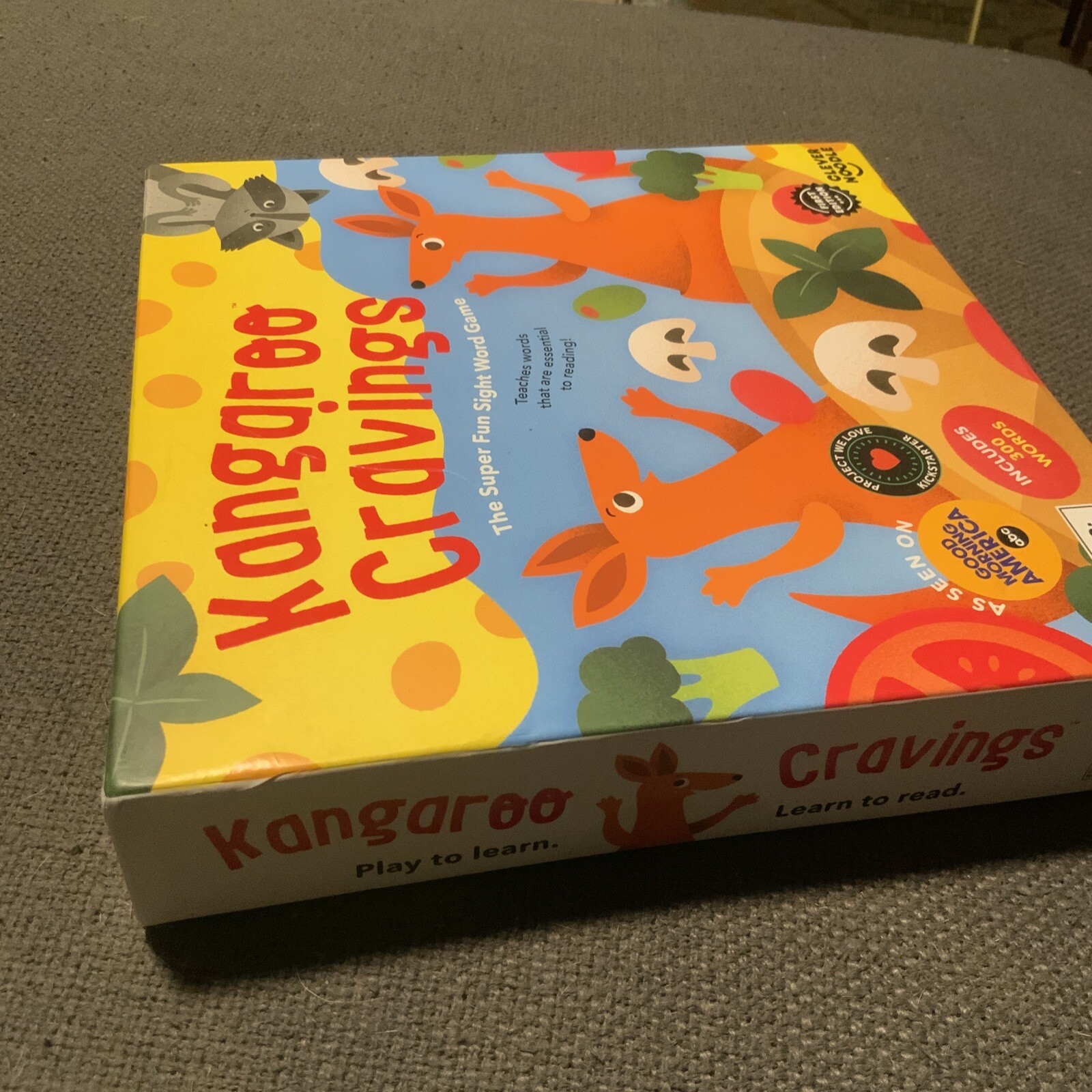 Kangaroo Cravings 300 High-Frequency Sight Words Game – Wrapped Unpunched Pieces