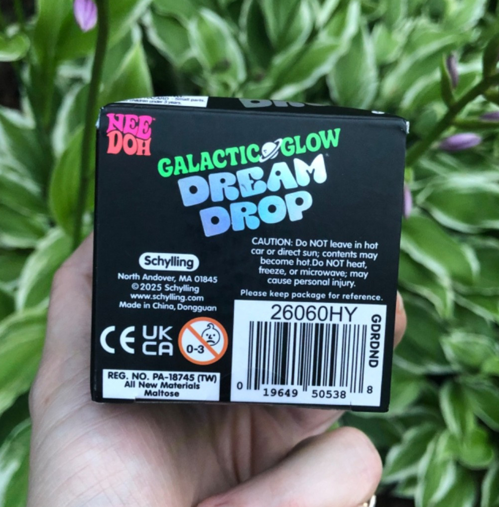 •AUTHENTIC• Two Galactic Glow Dream Drop NeeDoh’s By Shylling Green & Blue