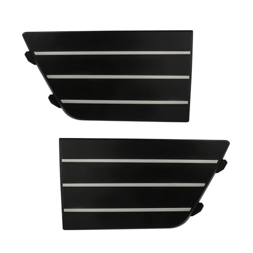 Front Lower Bumper Grill Grille Insert Cover Bumper Grille Cover(Pair)