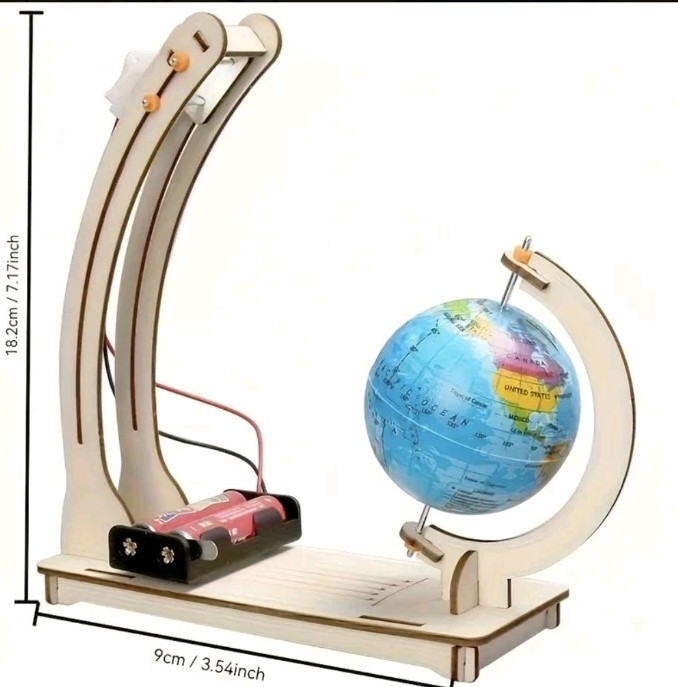 Learning Toy Building Kit Earth Day & Night Model Understanding Earth’s Rotation