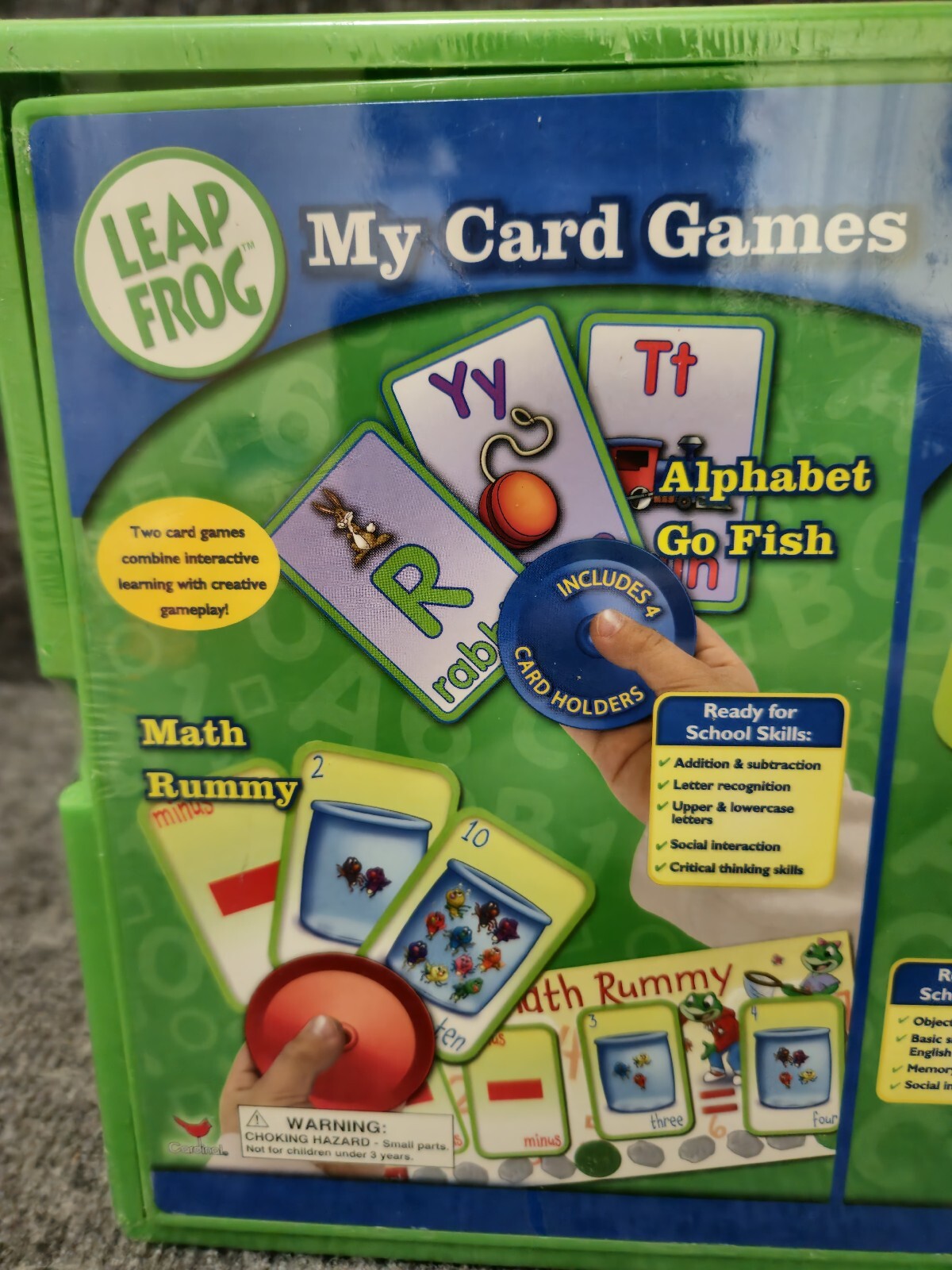 Leap Frog My Card Games MATH RUMMY & MEMORY MATE