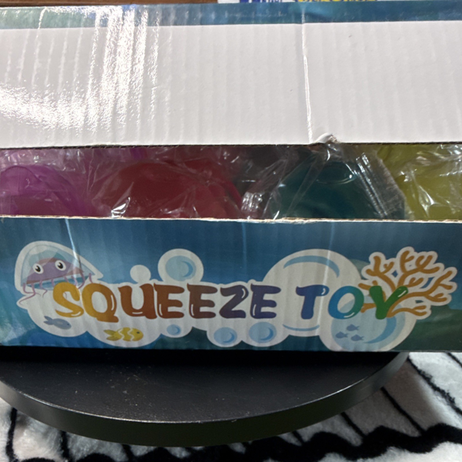 Jellyfish Tactile Squeeze Toys Pink, Blue, Green, Purple Qty 12 Damage Box
