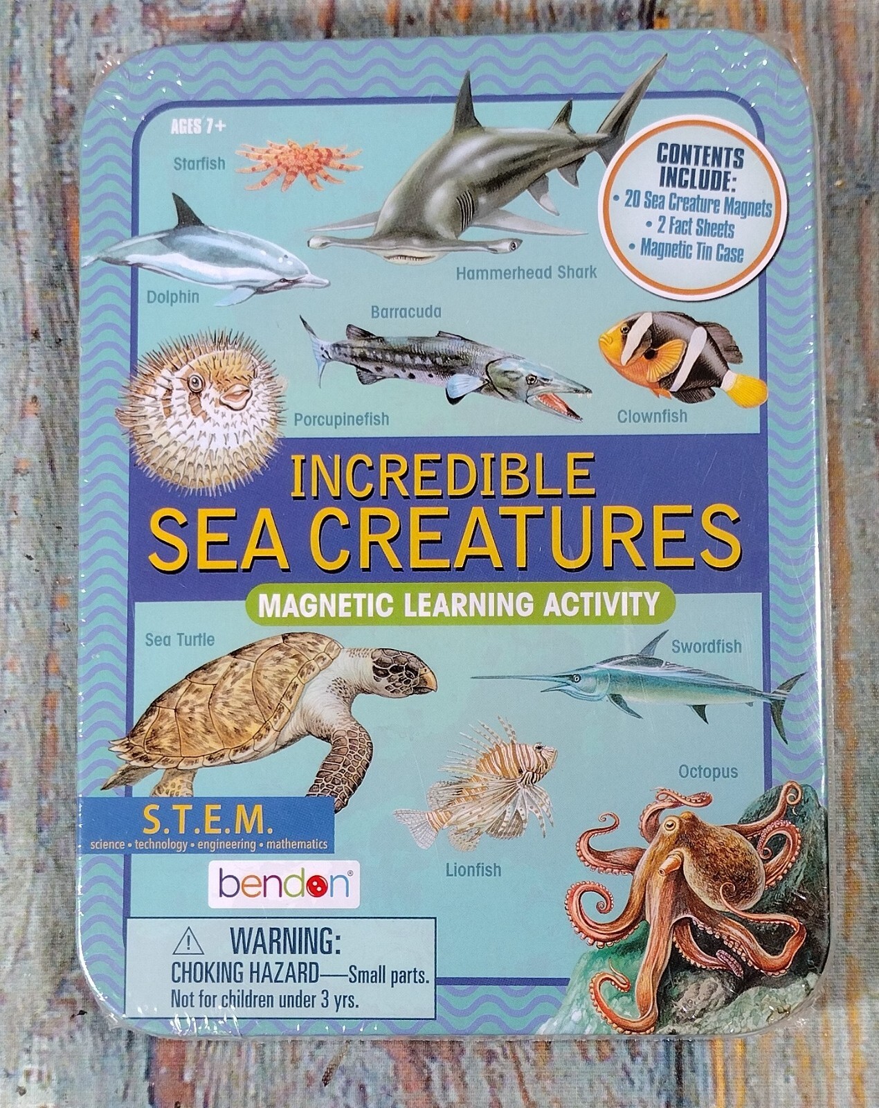 Home School Magnetic Incredible Sea Creatures Educational Stem 7+ BRAND NEW