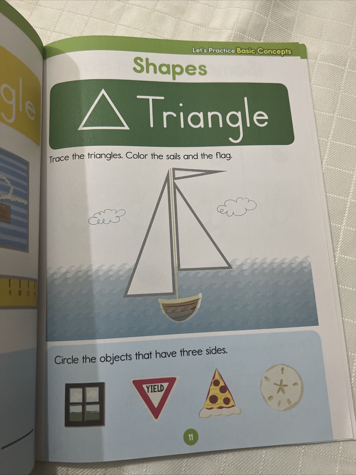 LET’S PRACTICE BASIC CONCEPTS Workbook AGES 3+ COLORS SHAPES OPPOSITES NUMBERS