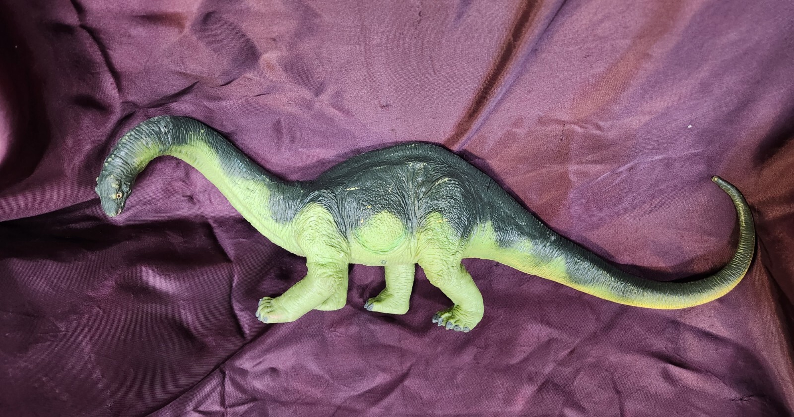1988 Carnegie Collection Safari Ltd Apatosaurus Vintage Educational 17″ Hard PVC