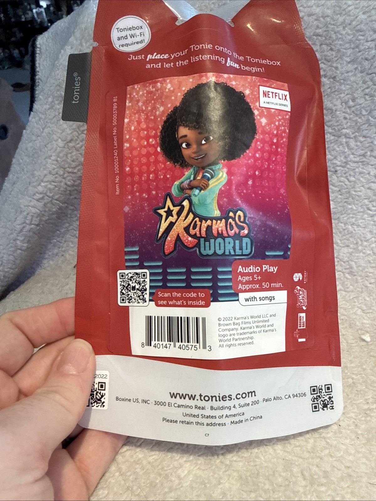 NEW! Tonies Karma’s World Audio Play Character