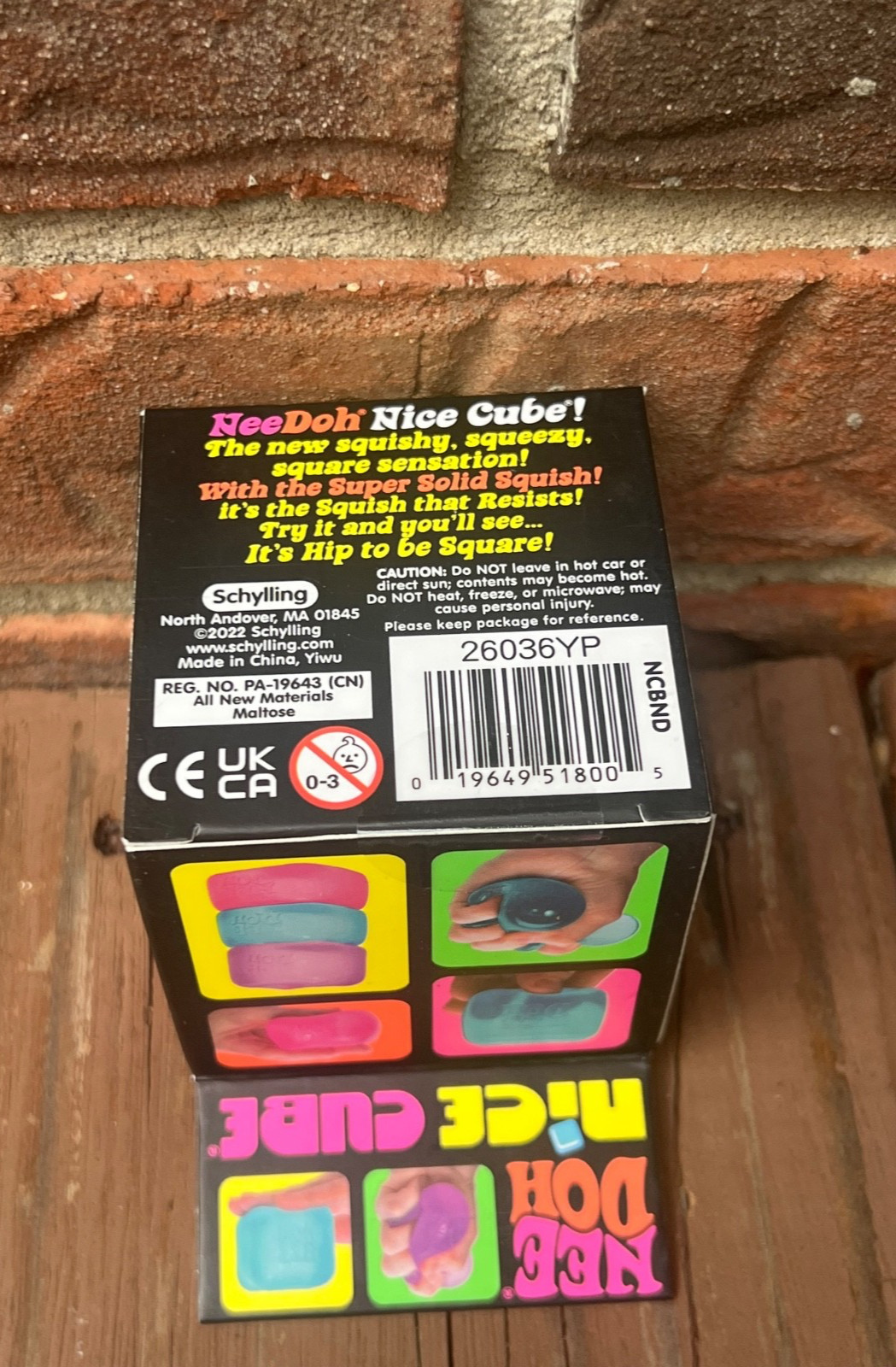 BRAND NEW-Needoh Blue Nice Cube-FACTORY SEALED