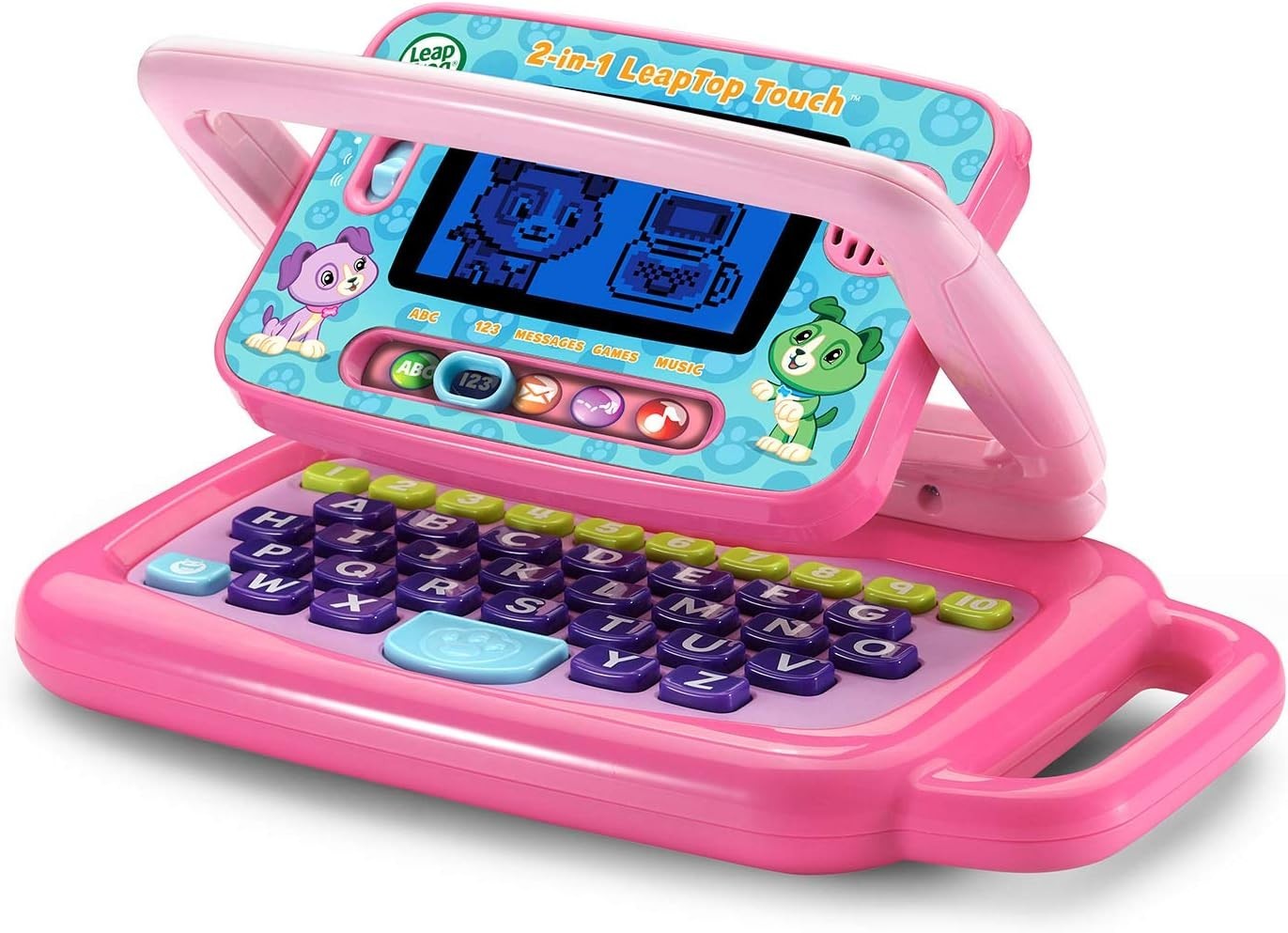 Pink 2-in-1 LeapTop Touch Learning Tablet
