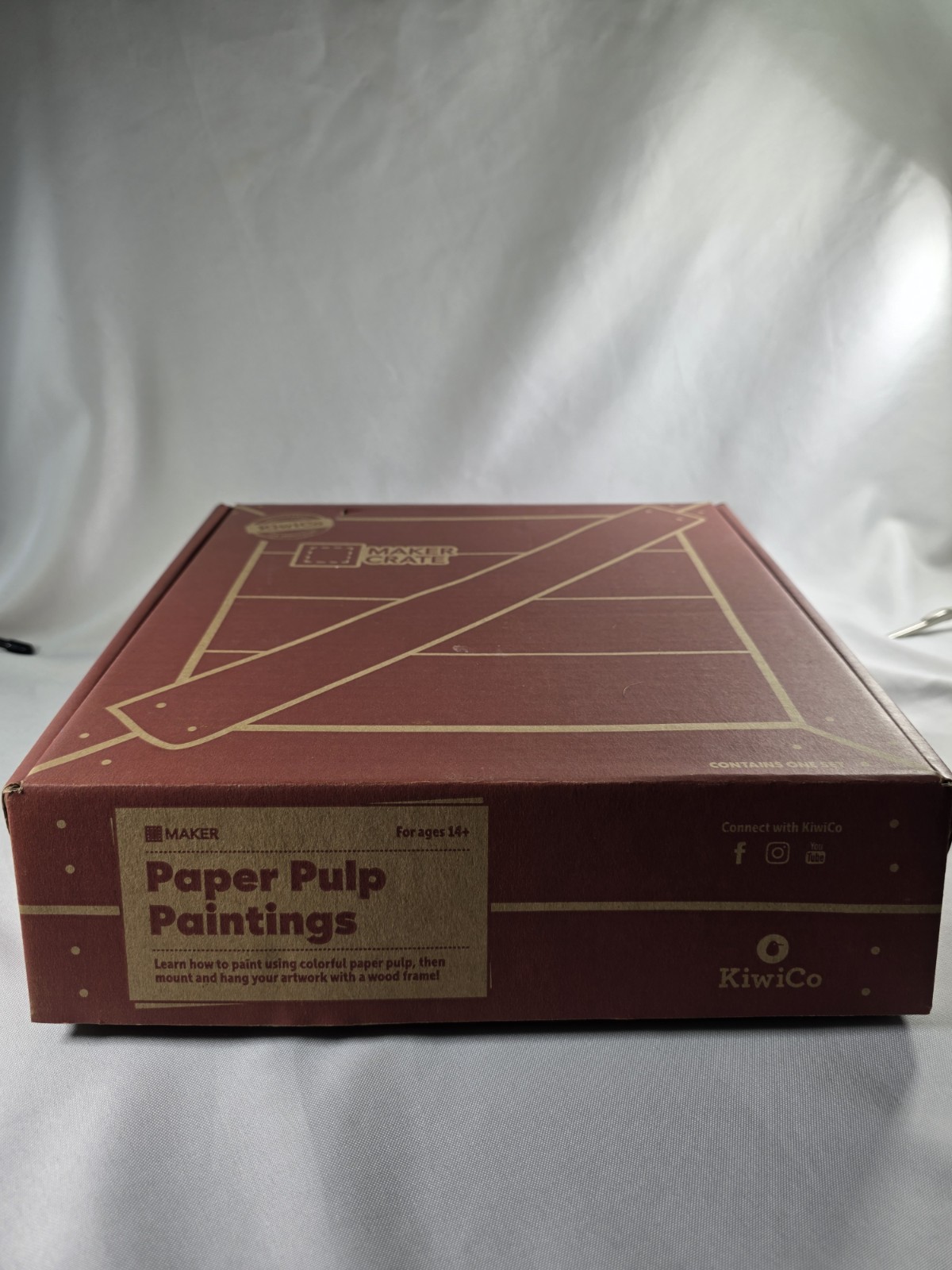 Kiwi Co Maker Crate *NEW* Build Your Own Paper Pulp Paintings – Age 12+