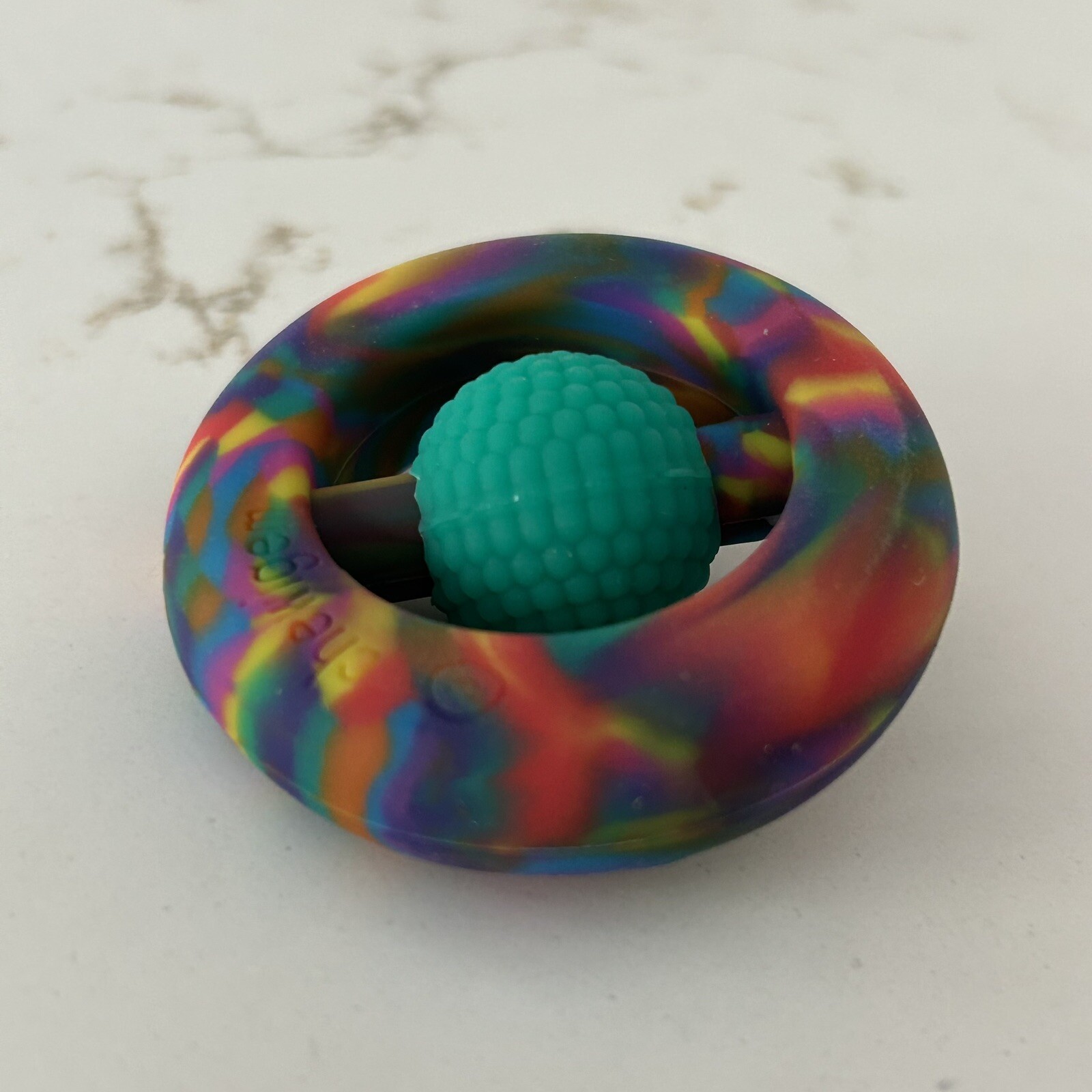 Chewigem Sensory Chew Hand Fidget Pocket Rainbow Duel Textured Autism NEW