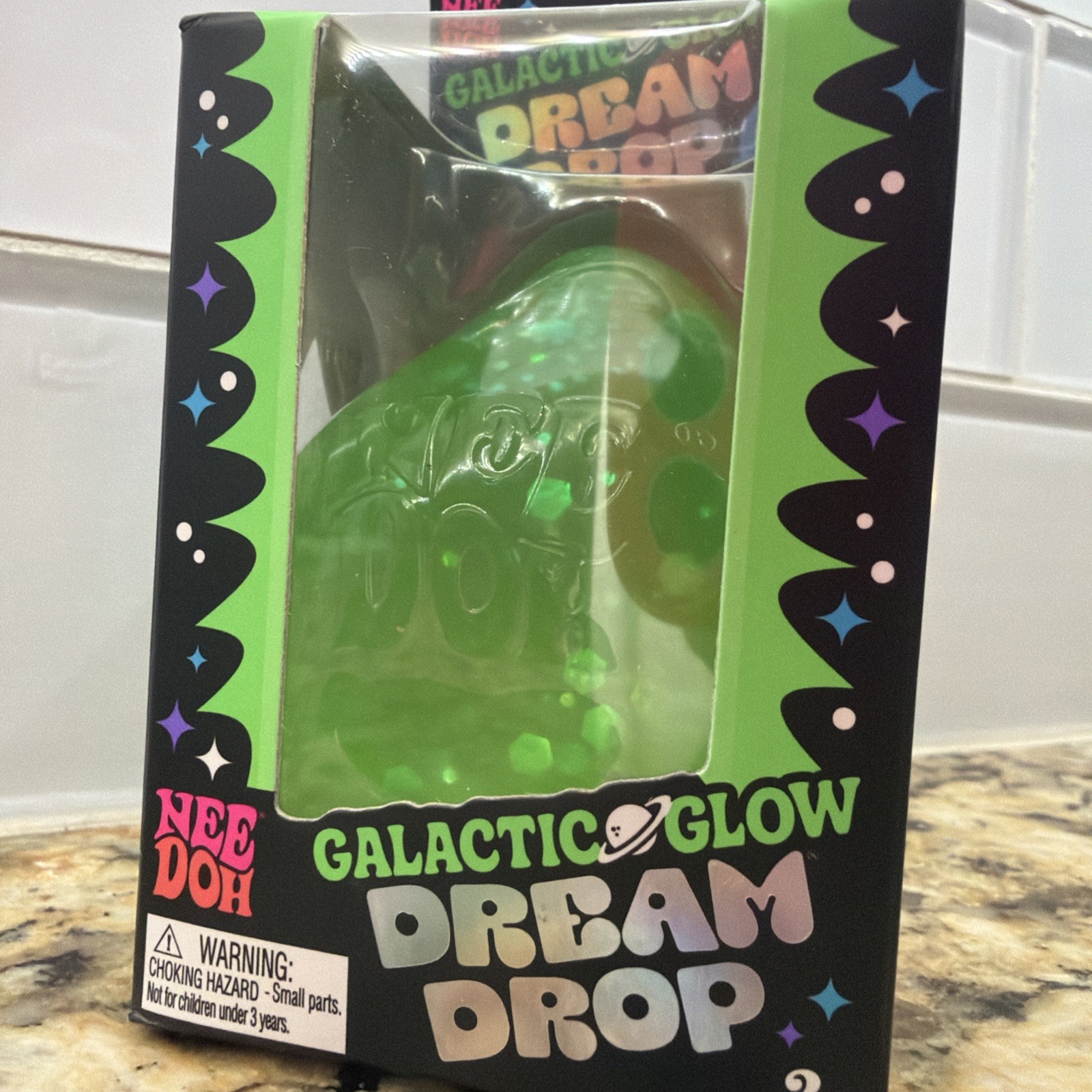 GREEN Needoh Nee Doh Galactic Glow Dream Drop EXTREMELY RARE AUTHENTIC