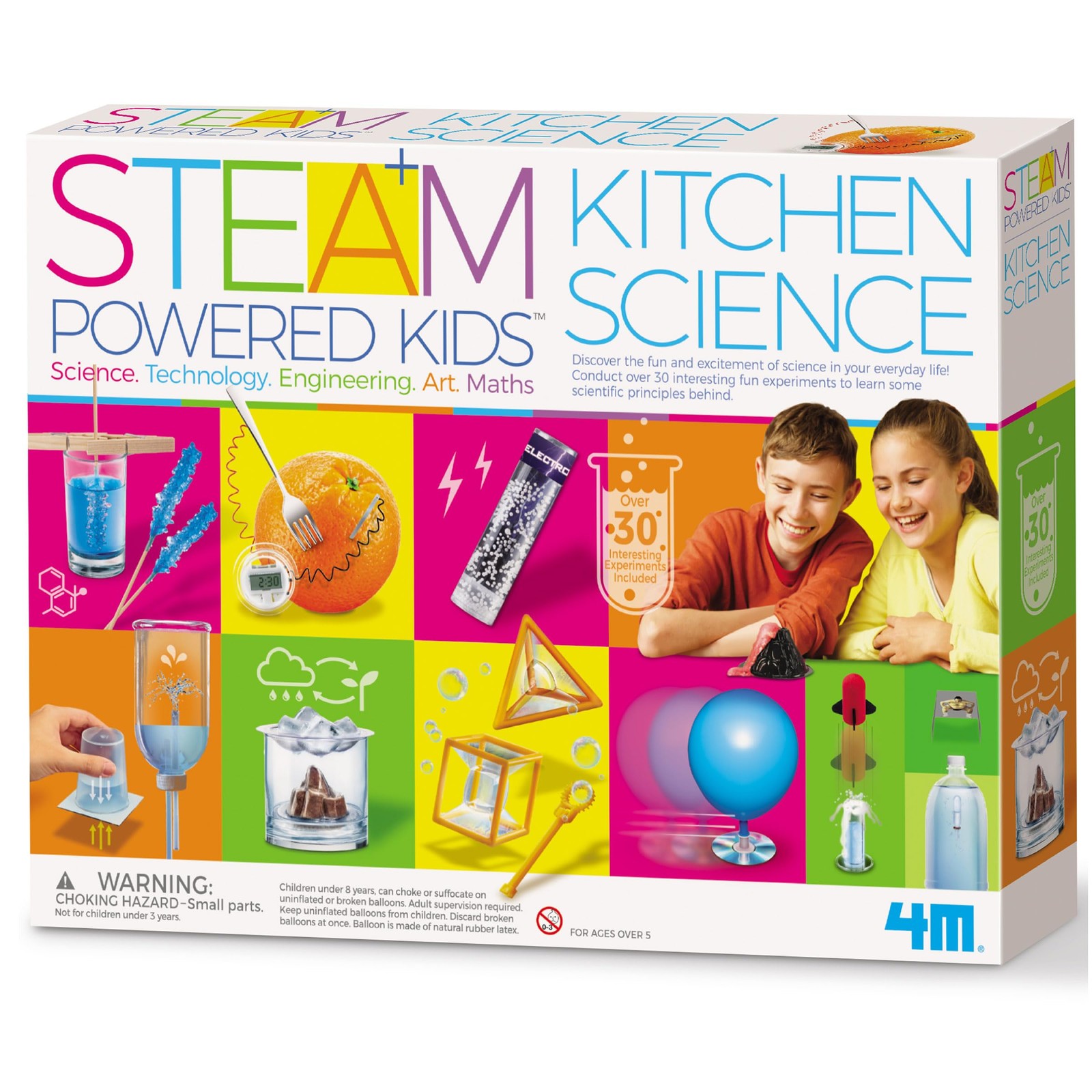 Science Fundamentals Kit with 30 Fun Experiments for Ages 8 and Up