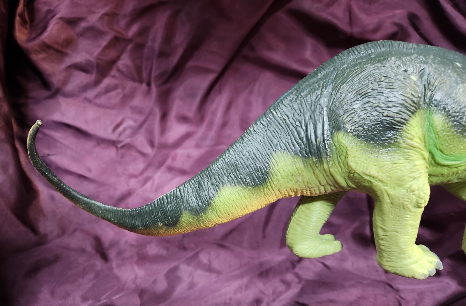 1988 Carnegie Collection Safari Ltd Apatosaurus Vintage Educational 17″ Hard PVC