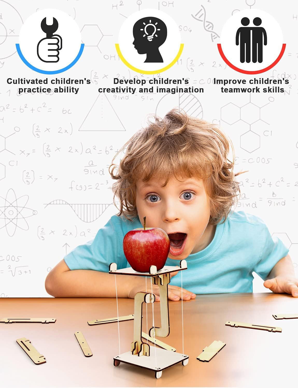 Poraxy 6 in 1 STEM Kits for Kids Age 8-10, Science Building Educational Experime