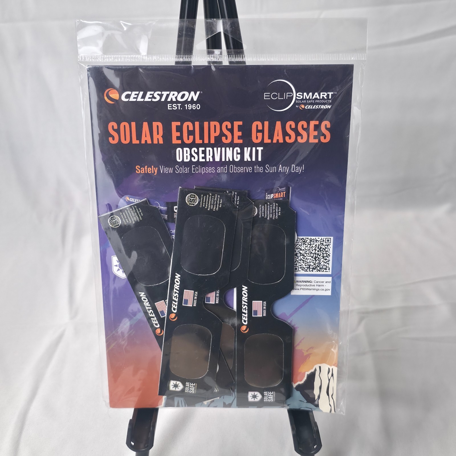 Solar Eclipse Glasses Observing Kit by Celestron New Sealed in Package