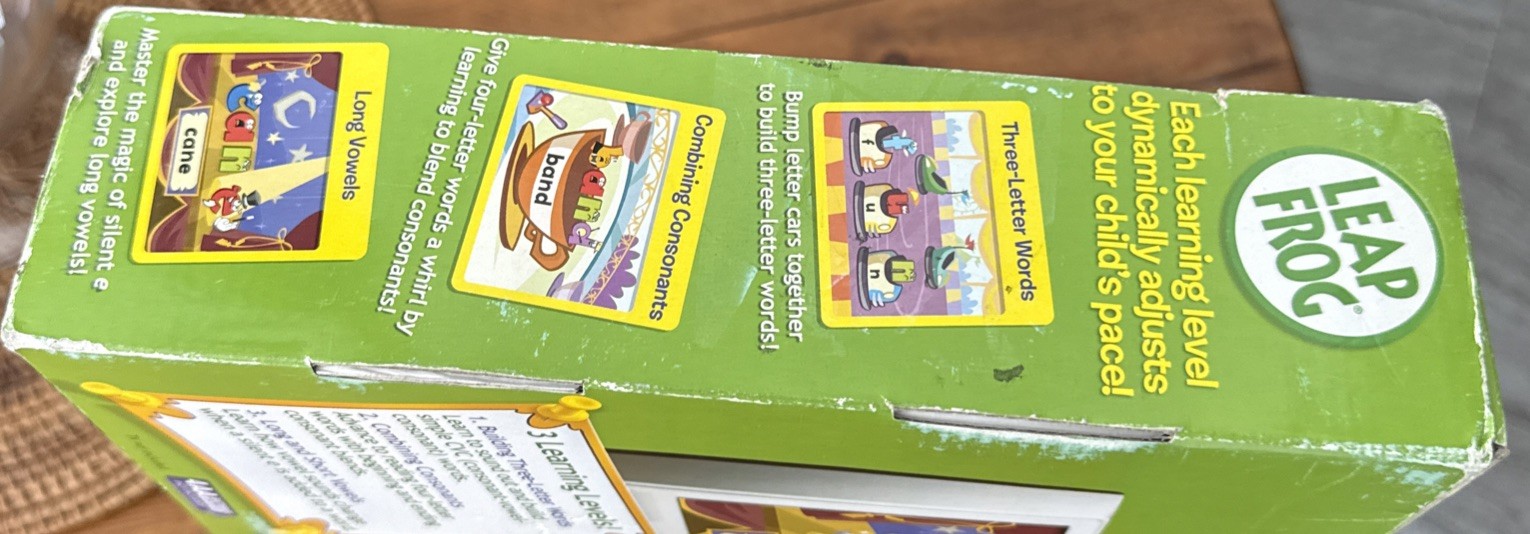 LeapFrog Word Launch – Reading Learning System TV Plug & Play Kids Game – New