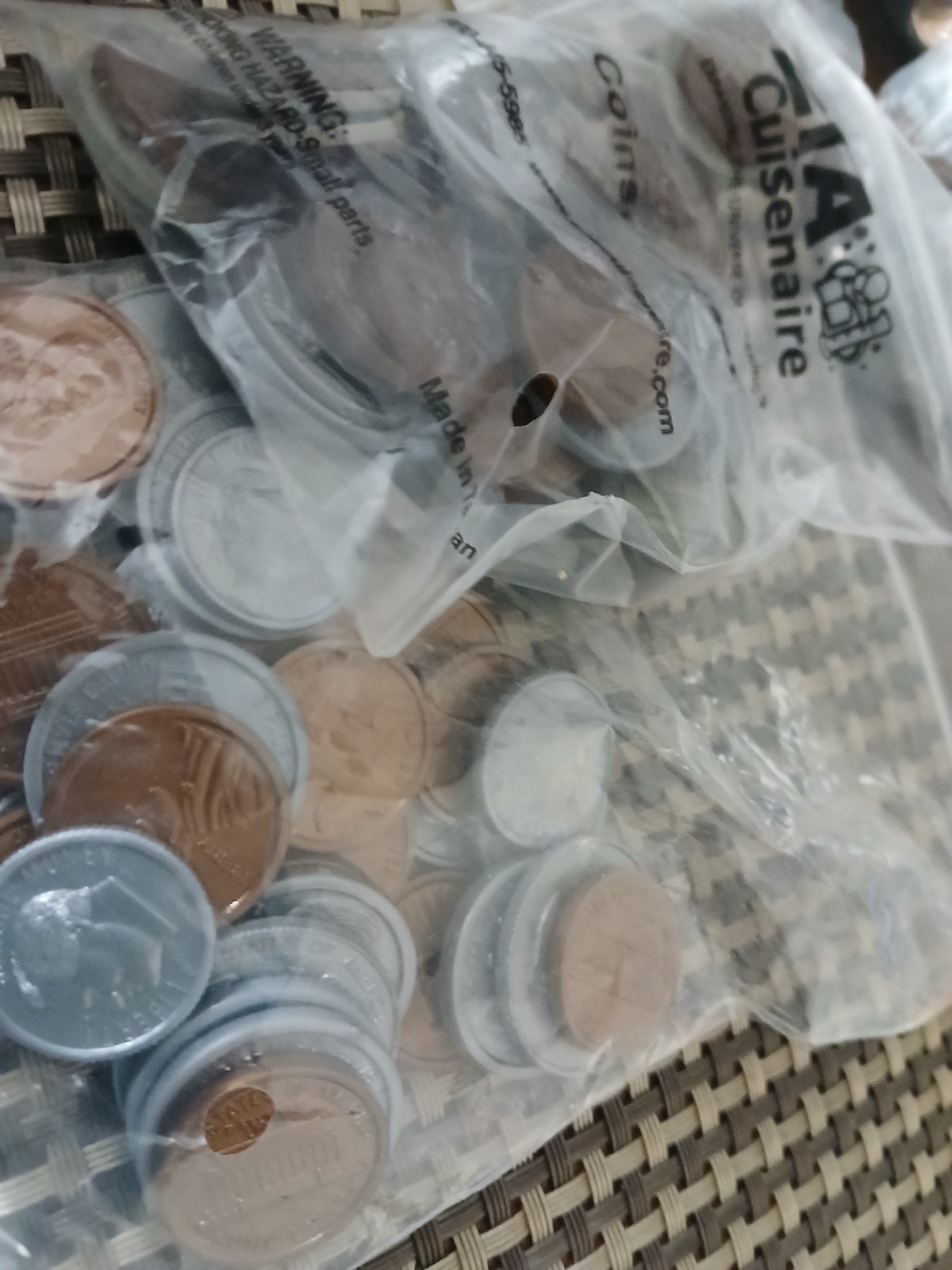 School Money Math Manipulatives Coins Play Money Coins + Bills Learning