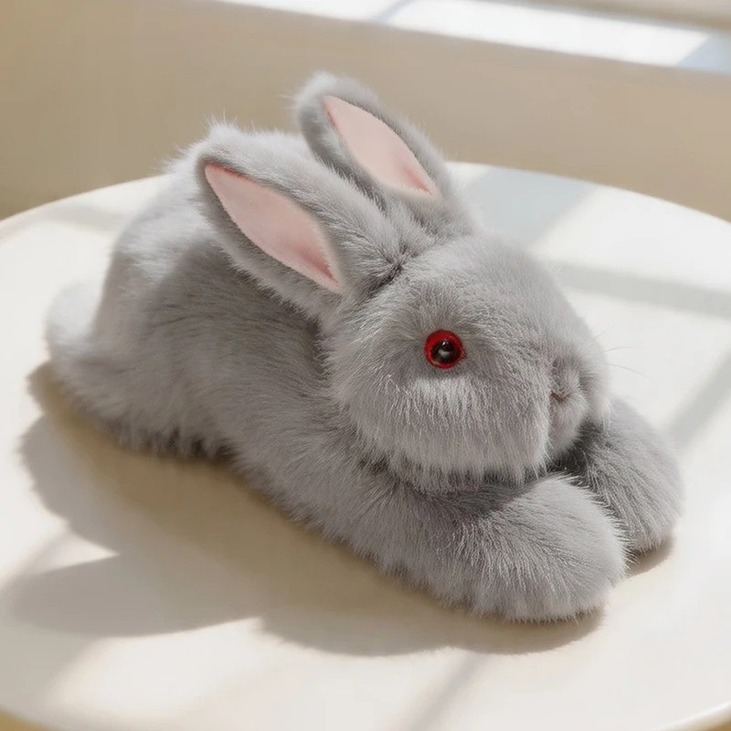 5cm Rabbit Stuffed Animal Doll, Soft Fluffy Cute Lovely Plush Toy For Children B
