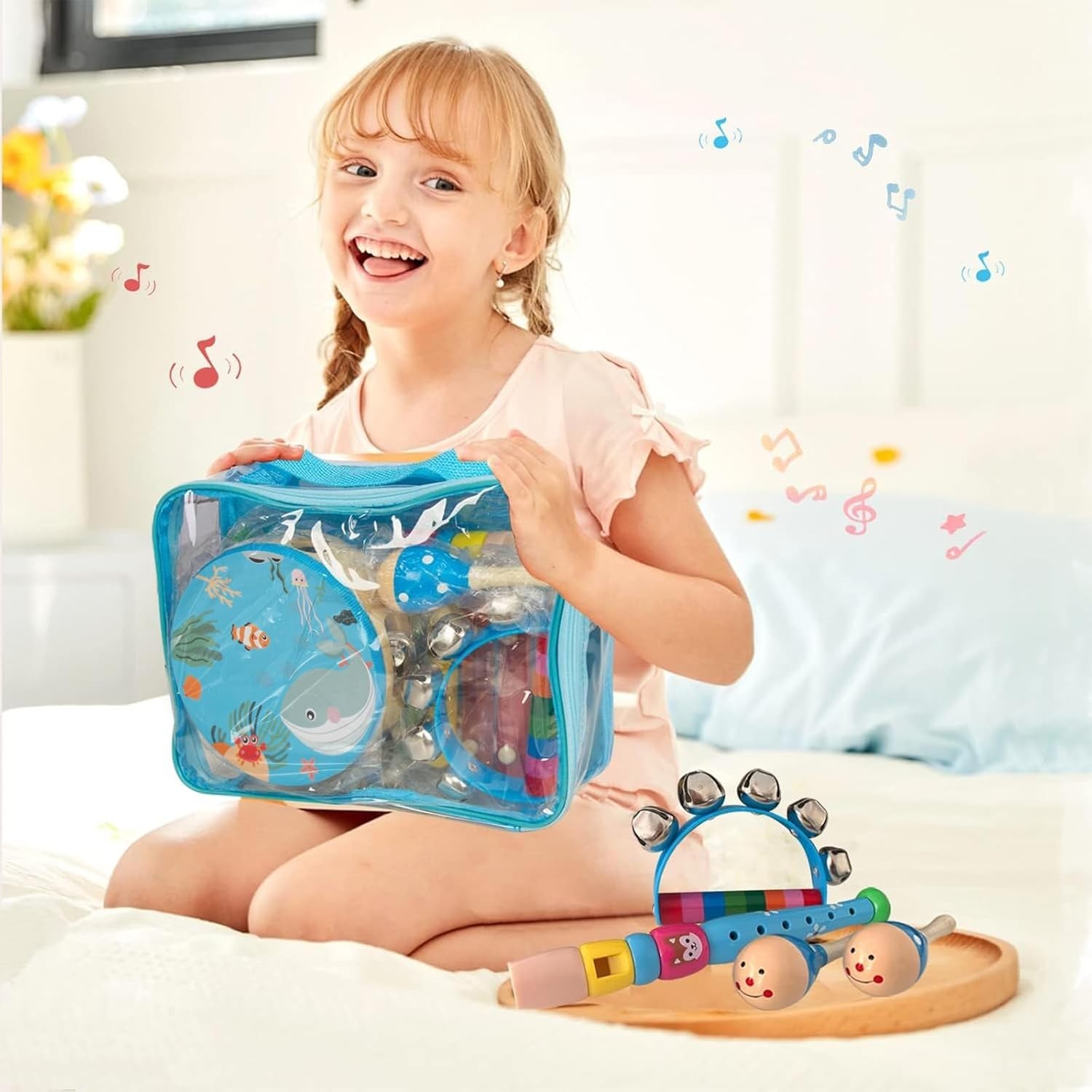 Montessori Wooden Percussion Instruments Set for Toddlers – Educational Fun!