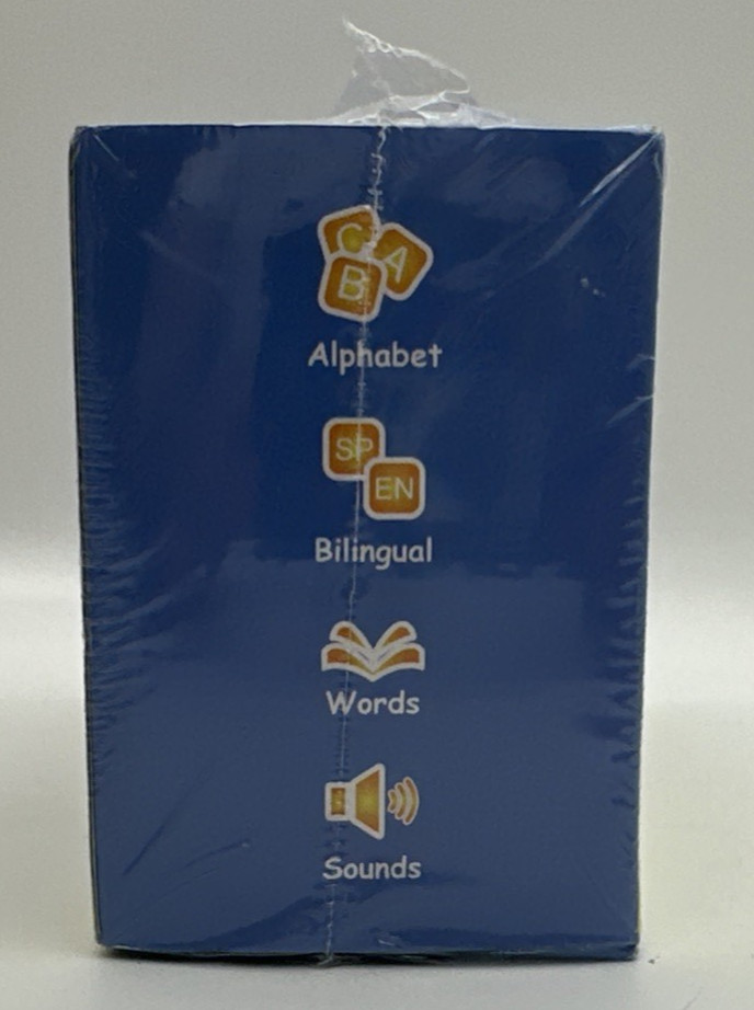 Qiaojoy Bilingual Talking Flash Cards 120 Pcs English & Spanish New