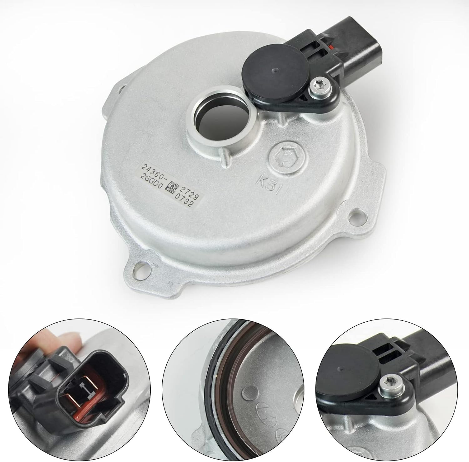 243602GGD0 Engine Variable Timing Solenoid with Sensor and 24351-2GGA and