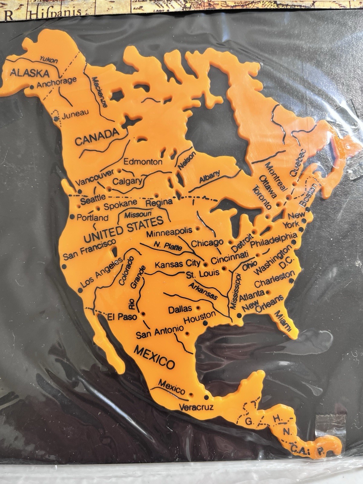 Rare Vintage ADI Educational Trace Maps Europe, Americas New In Package( Read)