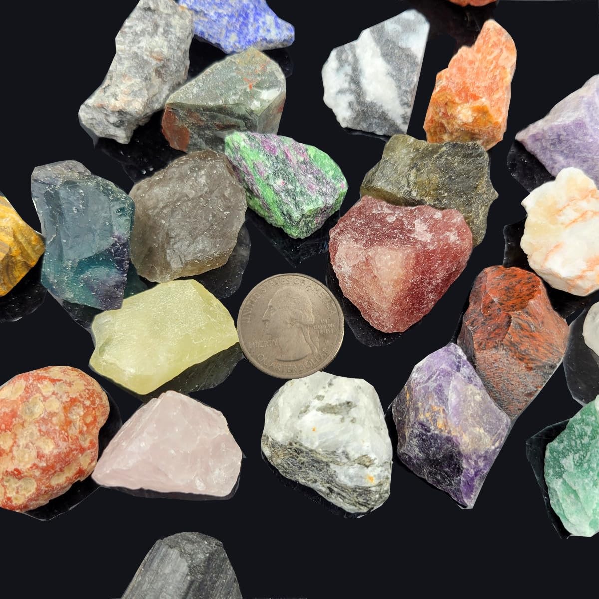Rock & Mineral Collection Kit for Adults and Kids Natural Rocks for Tumbling …