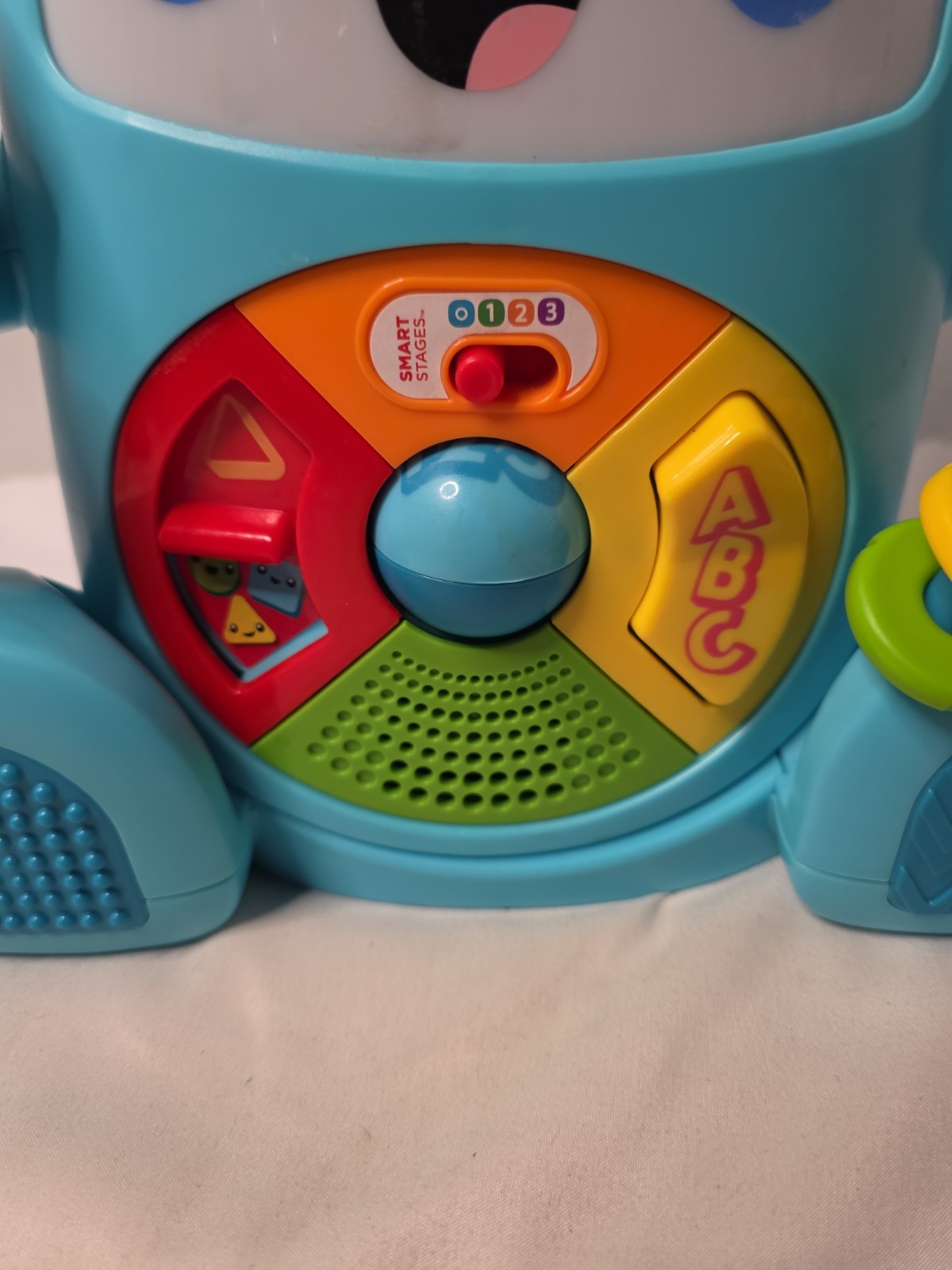 Fisher Price Rockit and Glow Interactive Learning Robot Smart Stages Toy Teal