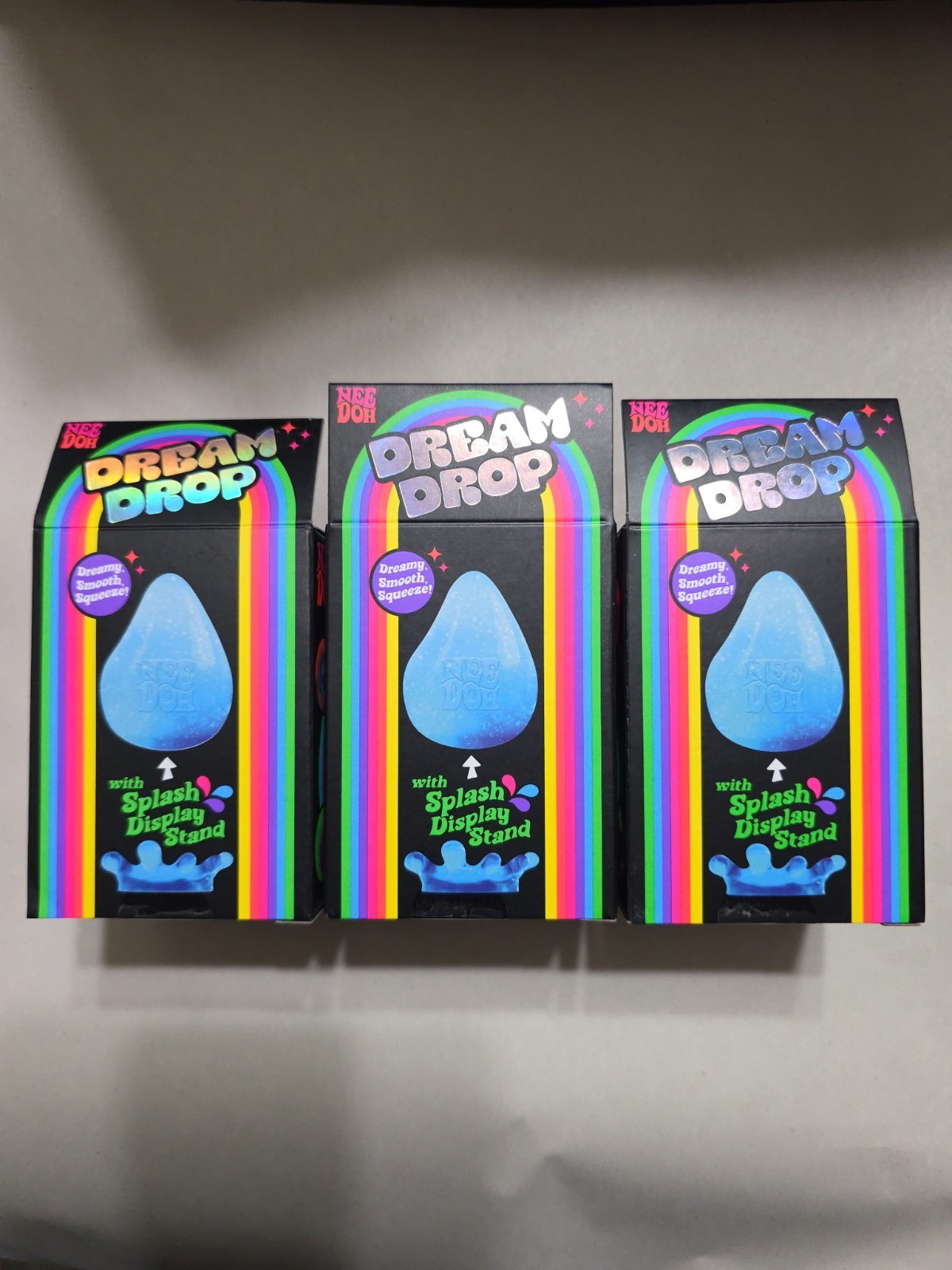Needoh Dream Drop Pink, Blue, and Purple Bundle of 3!!!!
