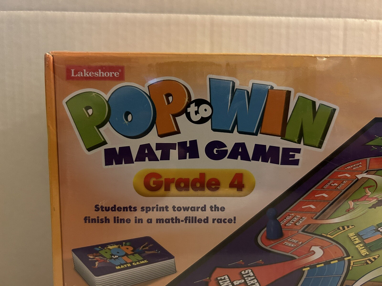 Pop To Win Math Game Grade 4 (Ages 9+) by Lakeshore – Common Core 2-4 Players