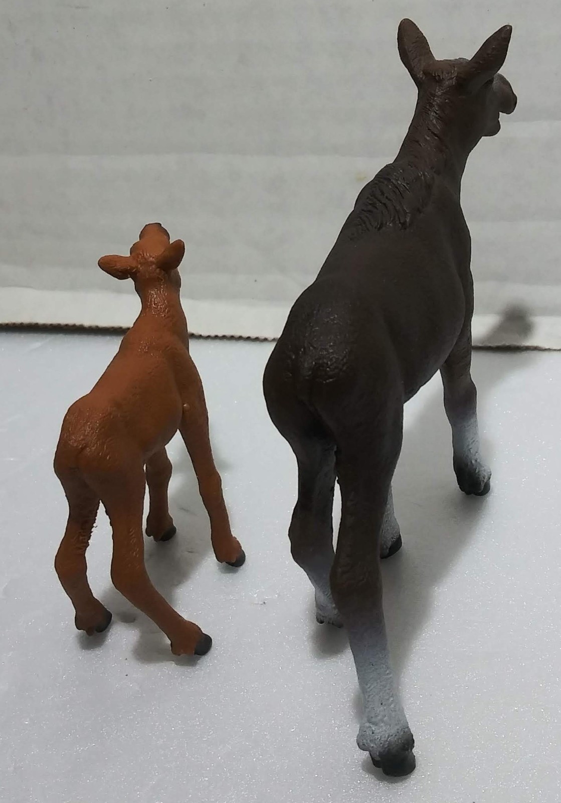 Schleich Mother Moose And Calf Wildlife Toy Realistic Figurine Set For Kids
