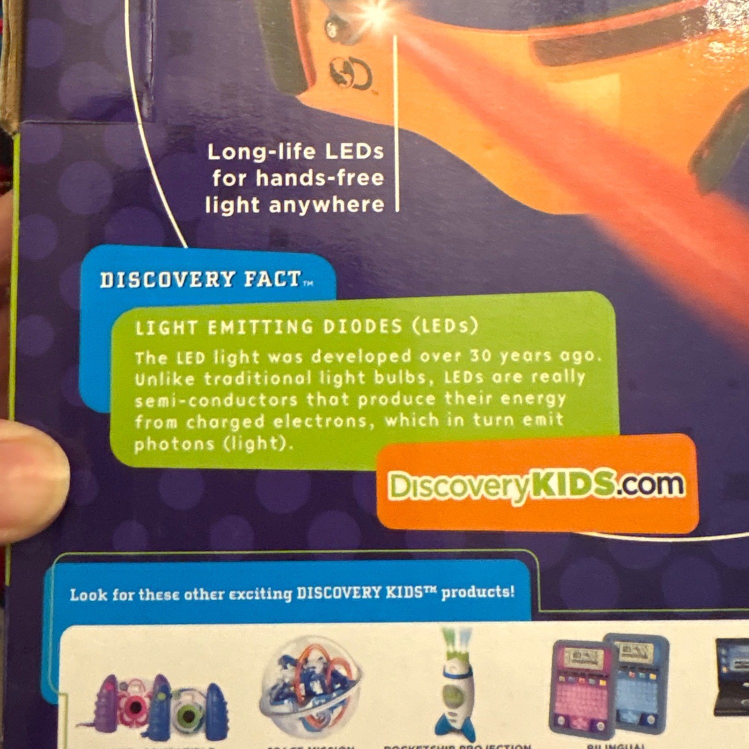 Discovery Kids Night Vision Spy Goggles Red LED Lights Retractable Scope Ages 8+