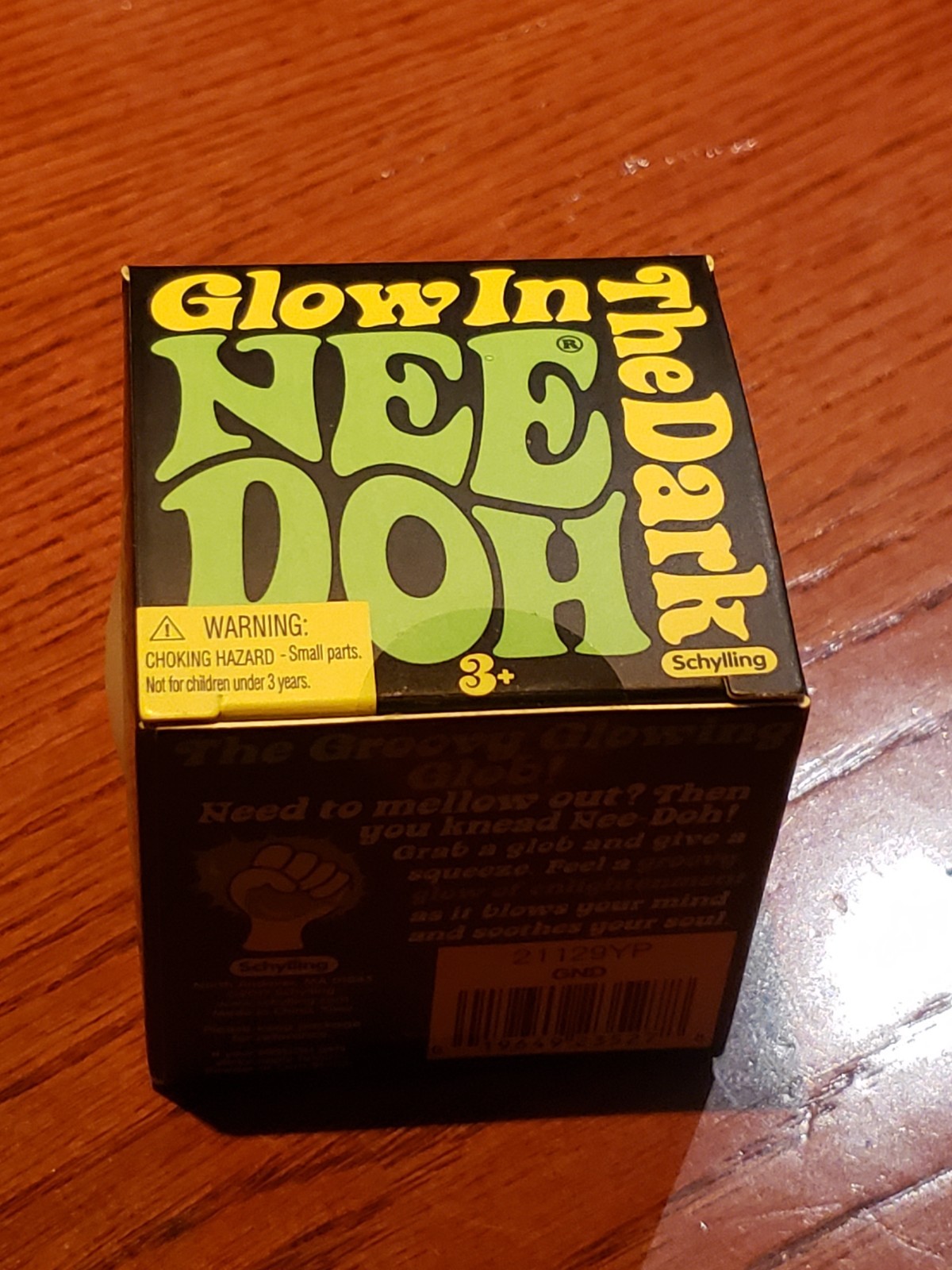 RARE 2017 Needoh Glow in The Dark Glob Original White- Brand New- AUTHENTIC!