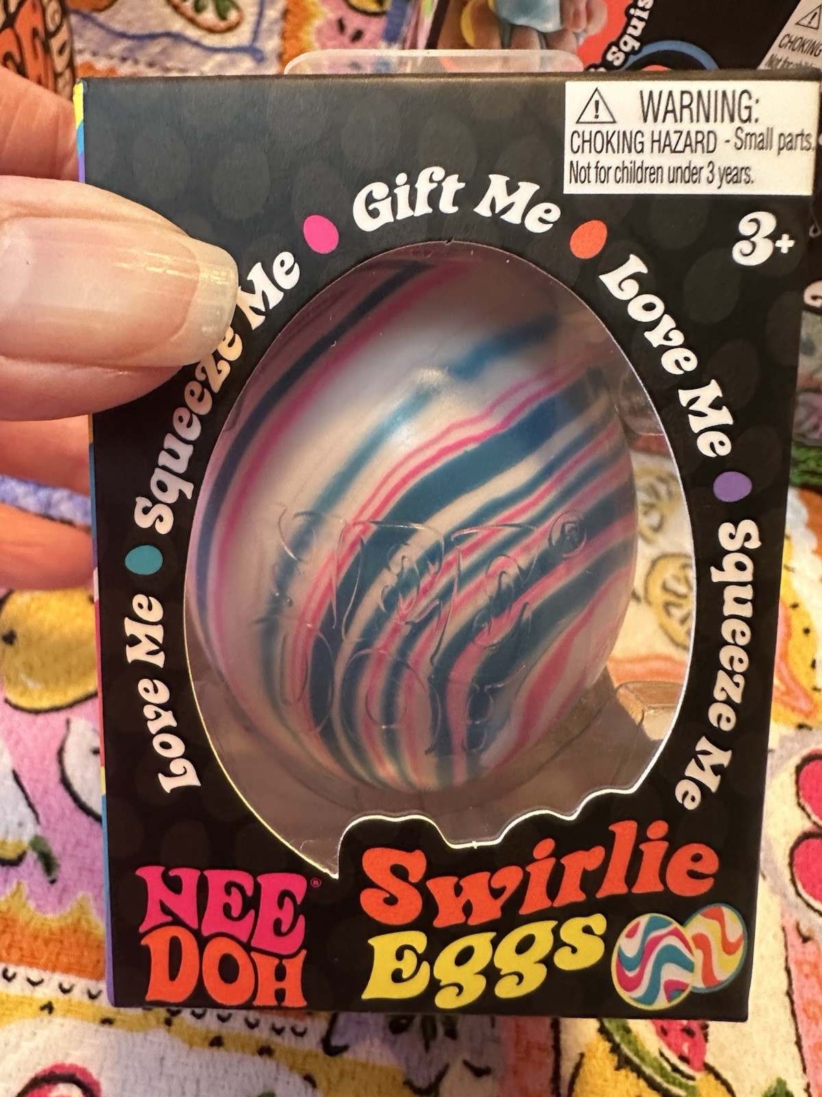 NEW❤️NeeDohs🍊Cream Cone🍦,🦋Glitter Glow🧡Glow Dark🌸Color Change+Swirlie Egg