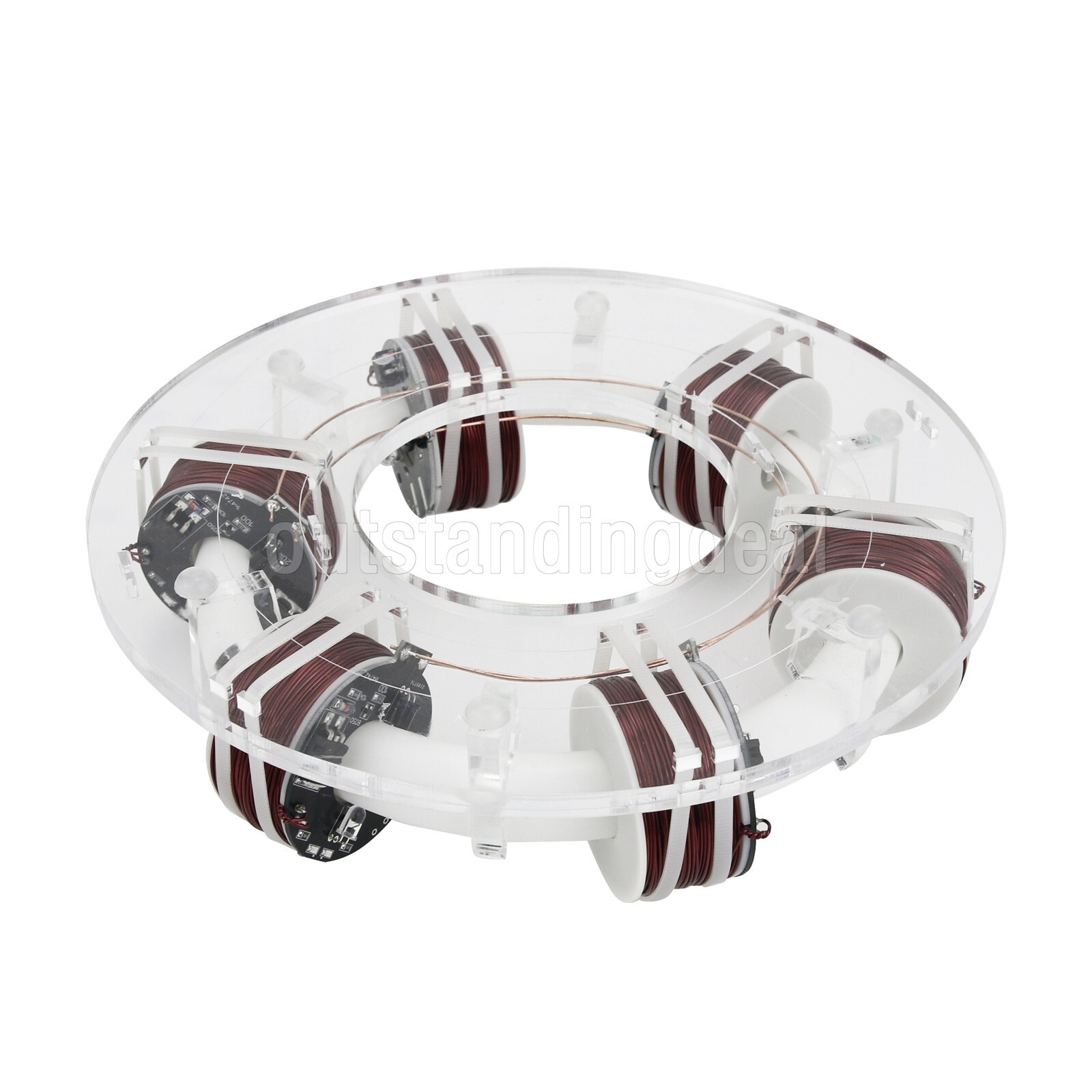 Ring Accelerator 6-Coil Version Unassembled Magnet Scientific Experiment Toy Kit