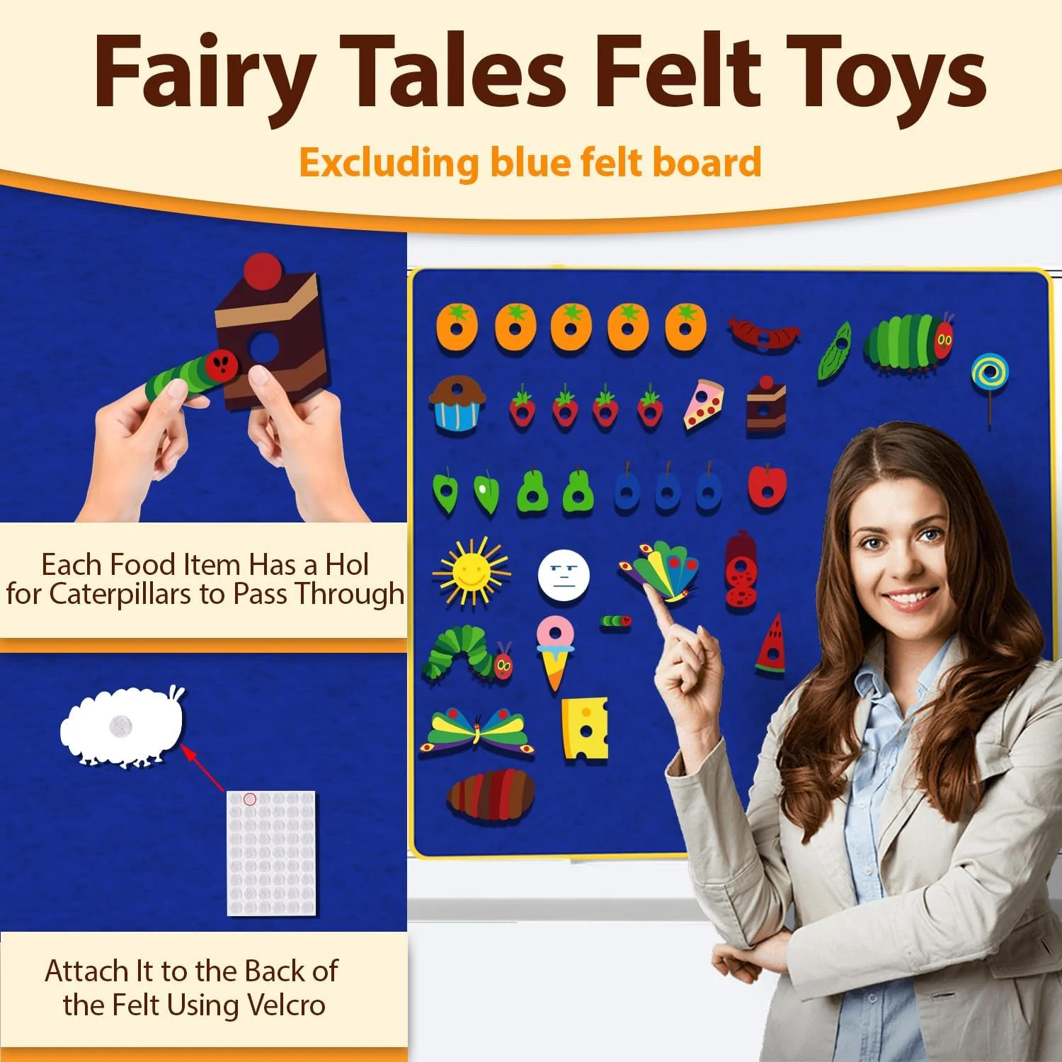 Very Hungry Caterpillar Felt Board Story Sets Preschool Learning Activities Todd