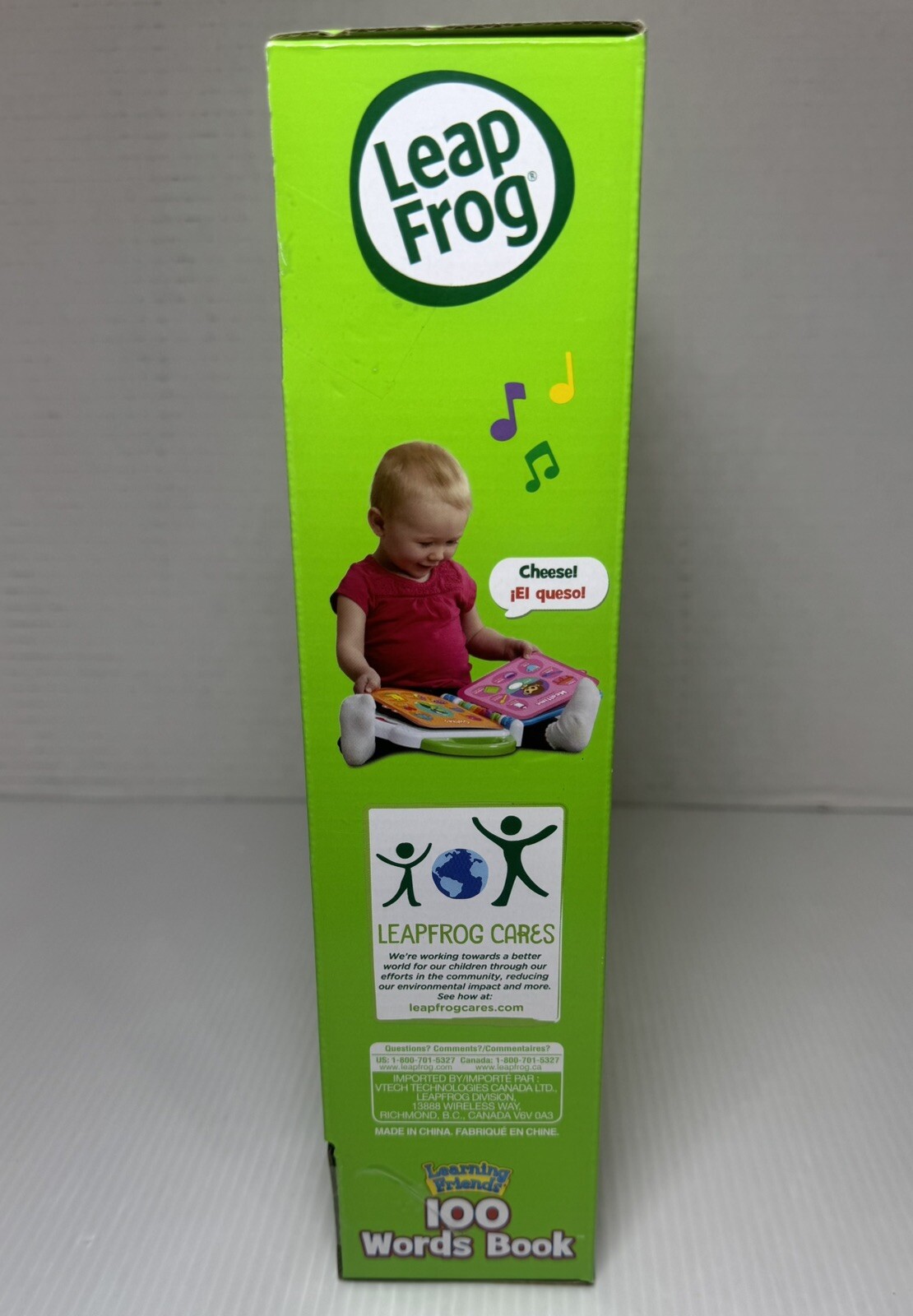 LeapFrog Learning Friends 100 Words Book Electronic Learning Espanol English