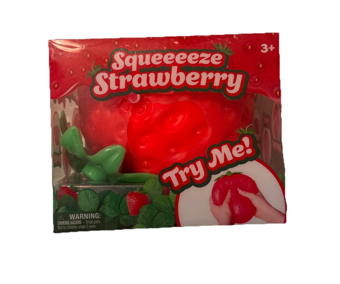 Strawberry Squeeeeze Sunny Days Squishy Squeeze Large Stress Relief Toy Fidget