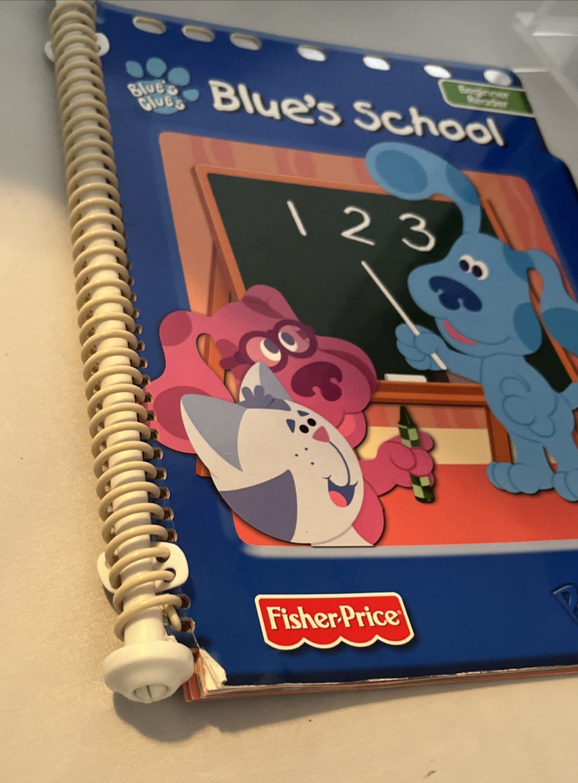 Blue’s Clues Beginner Reader 3-5 Years Blue’s School Fisher-Price 2003 Vintage