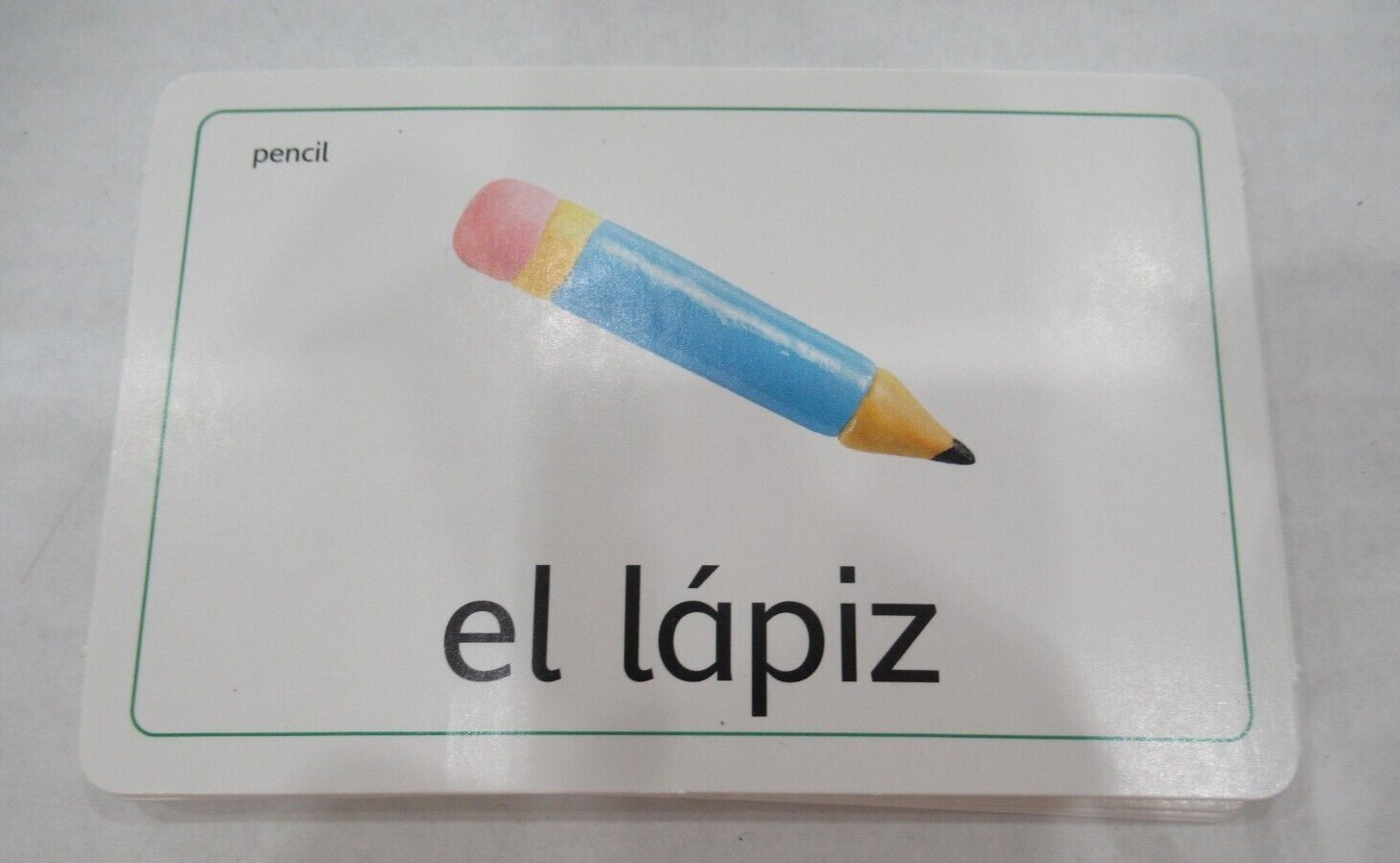 Usborne Spanish Flashcards 46 Cards Learning Language Everyday Words Teach used