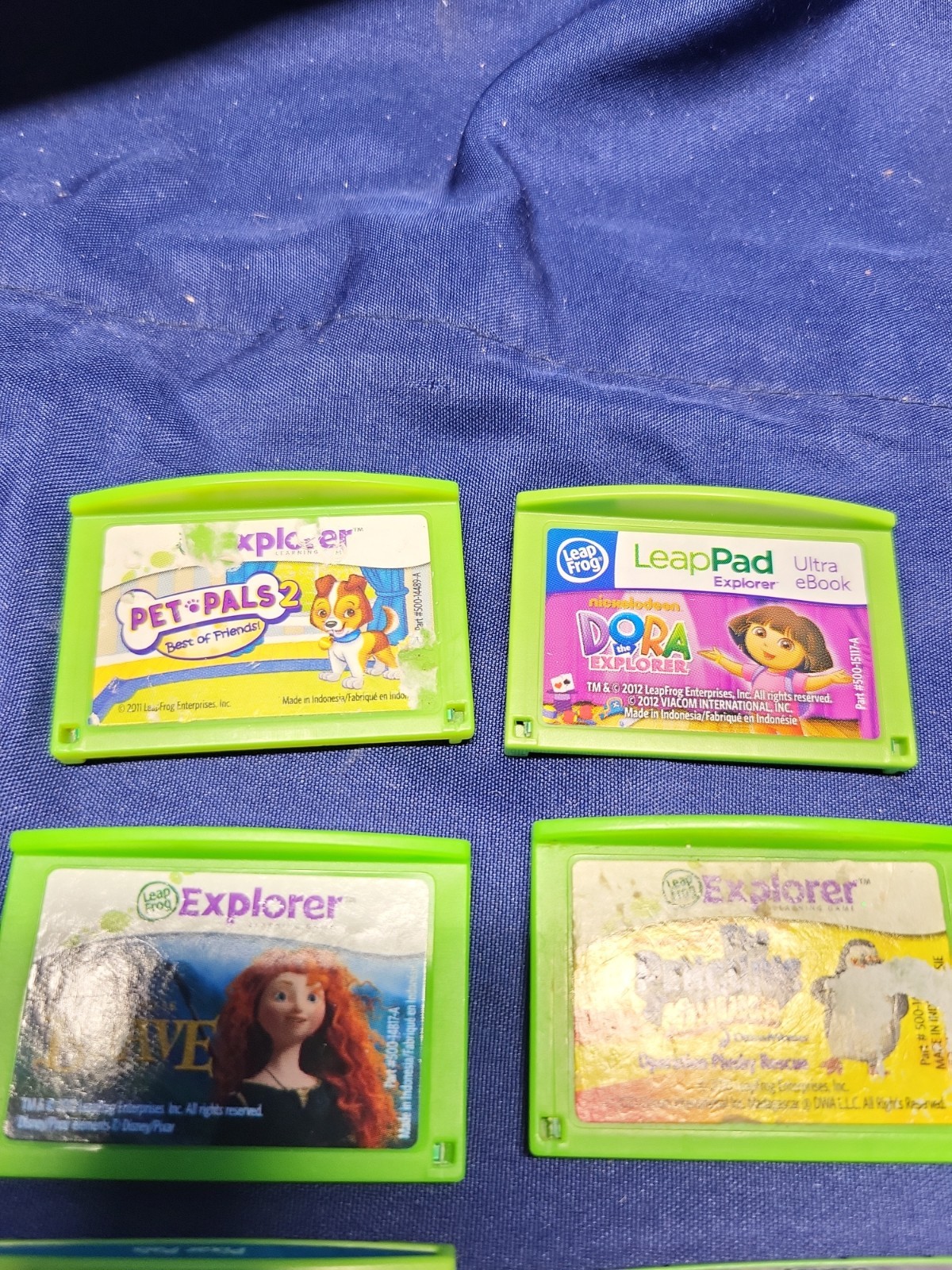 10 Leap Frog LeapPad Explorer Learning Game lot Leap Pad 1 2 or 3 XDI Ultr Plat