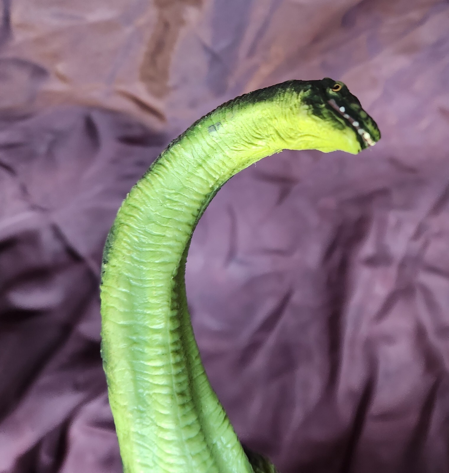 1988 Carnegie Collection Safari Ltd Apatosaurus Vintage Educational 17″ Hard PVC