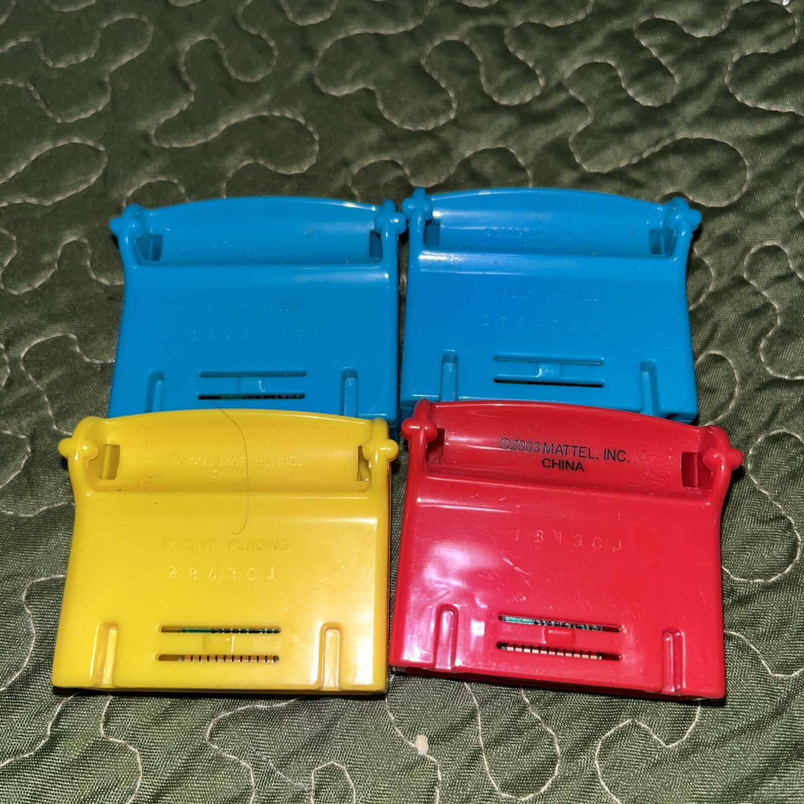 Fisher Price Power Touch Learning System Lot of 4 Cartridges, One Duplicate Vtg