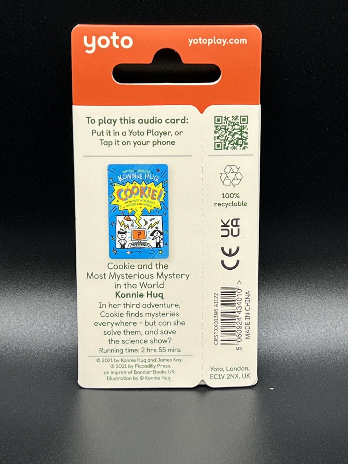 Yoto Cookie & Most Mysterious Mystery In World UK Release Audio Card Works In US