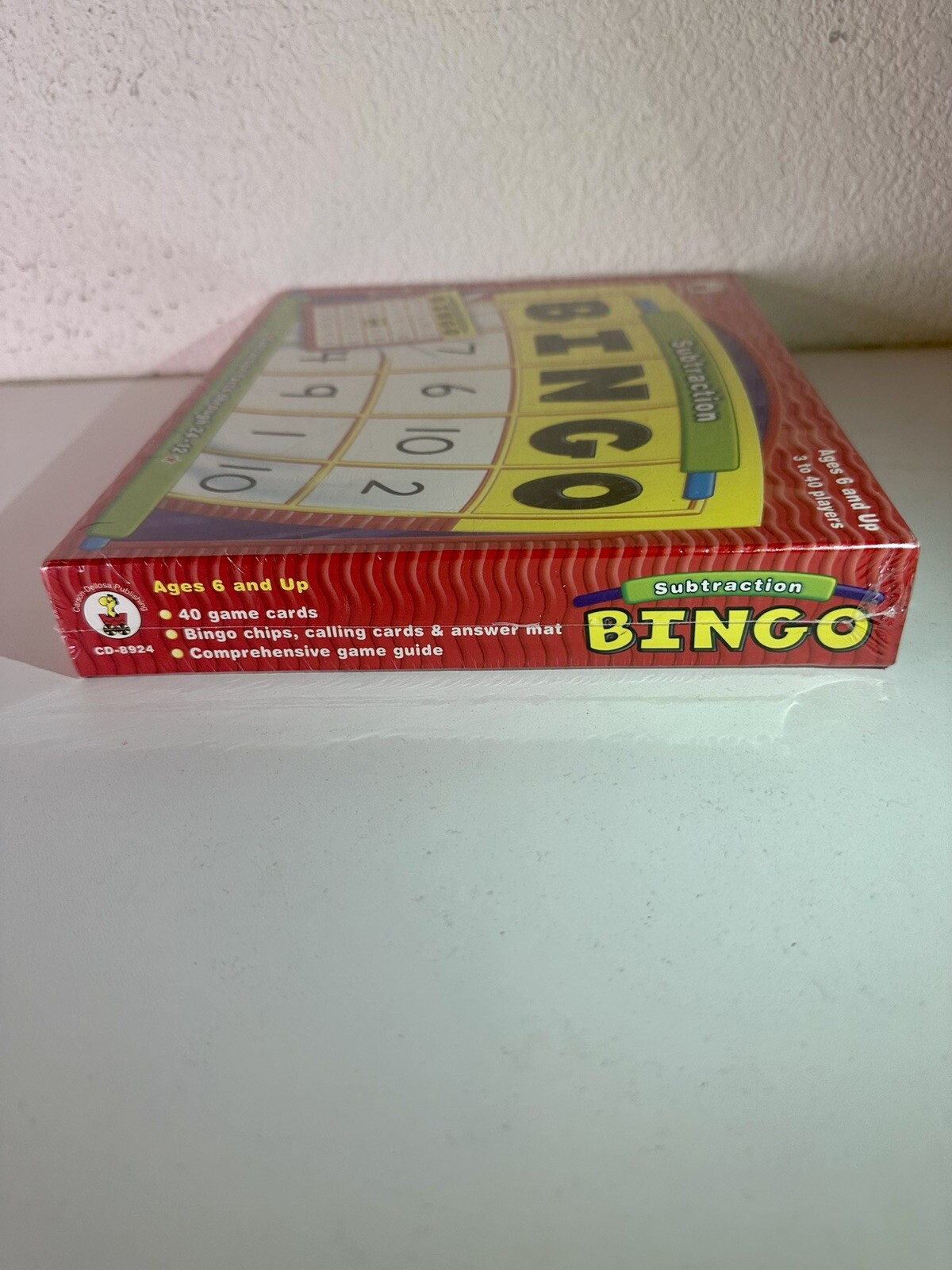 Bingo Subtraction Age 6 And Up 3 To 40 Players Carson-Dellosa Factory Sealed!