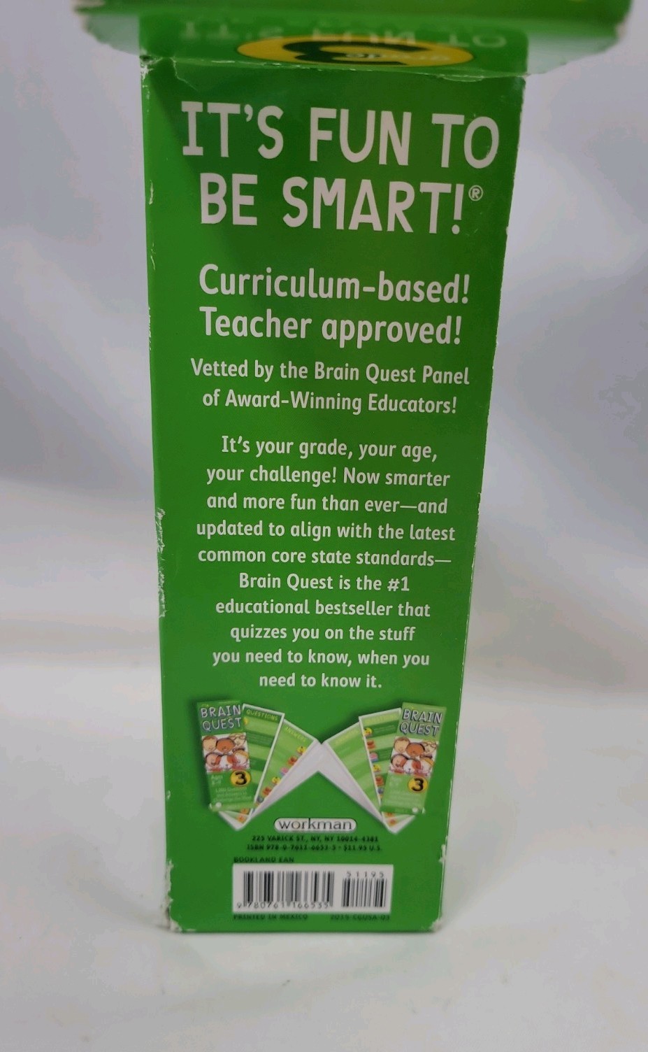 Brain Quest 3rd Grade Q&A Cards Ages 8-9 Learning Educational Travel Game